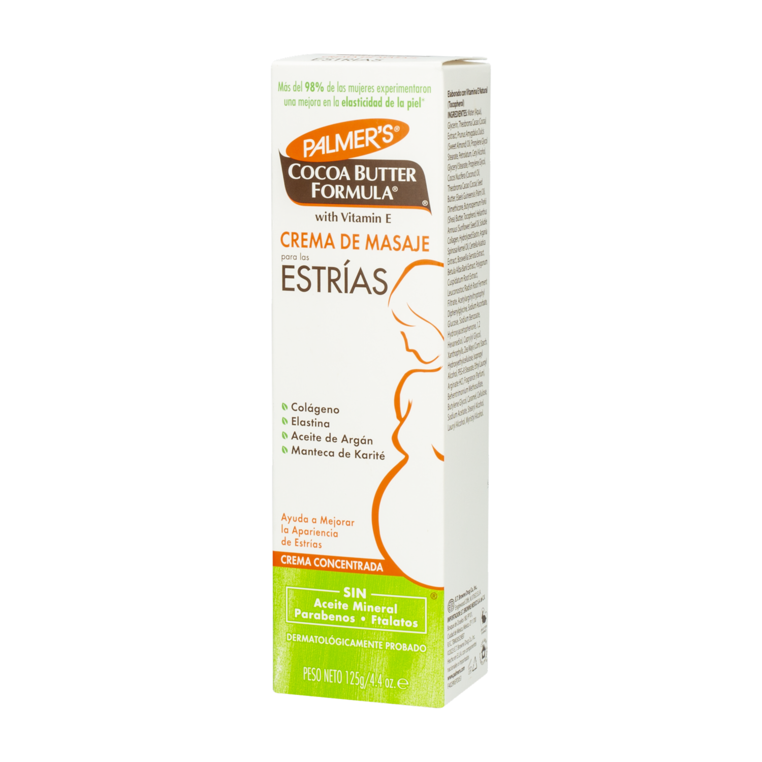 Crema Corporal De Masaje Para Estrías Con Manteca De Cacao Y Vitamina E PALMER’S 125 G