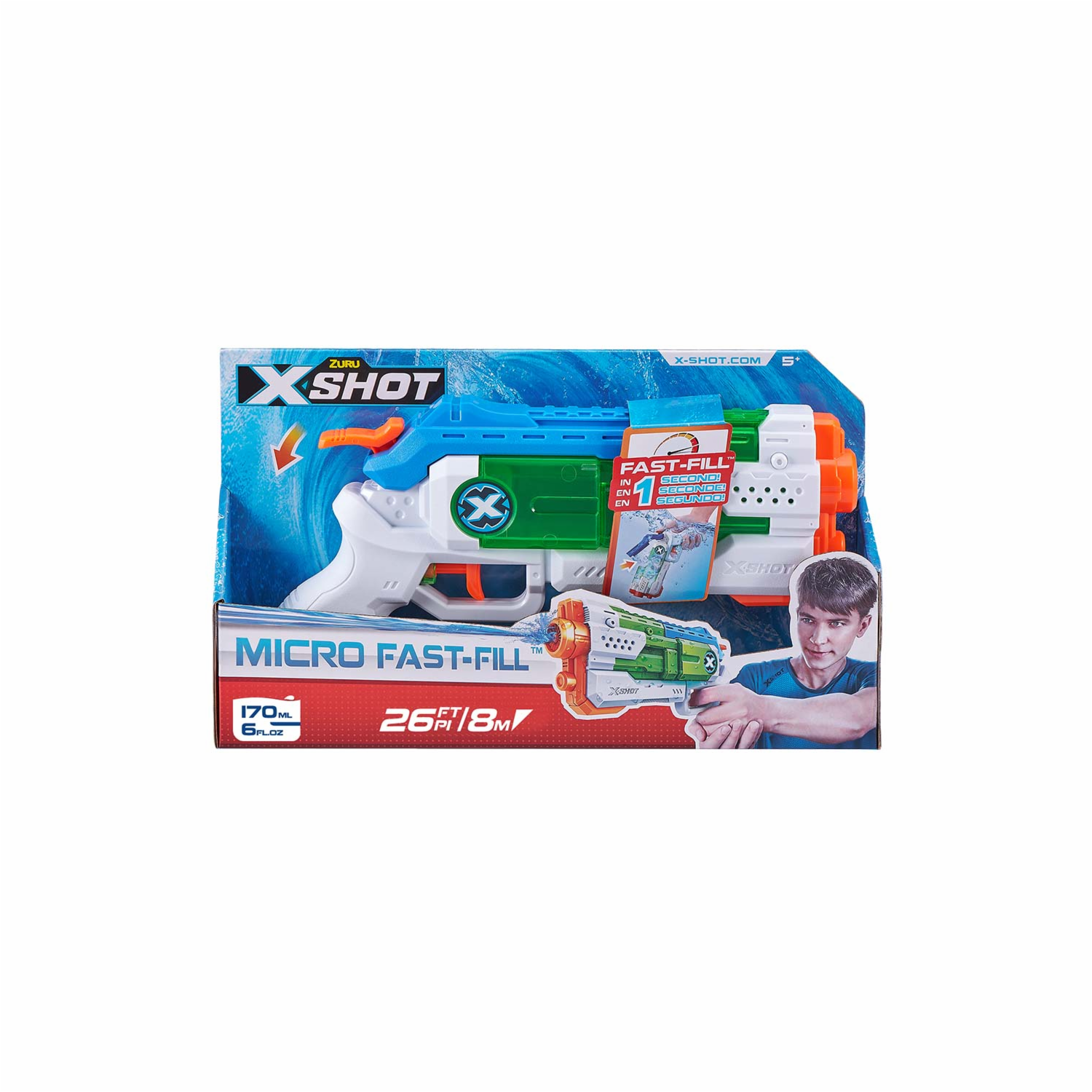 Pistola De Agua Fast Fill X SHOT 8 Metros