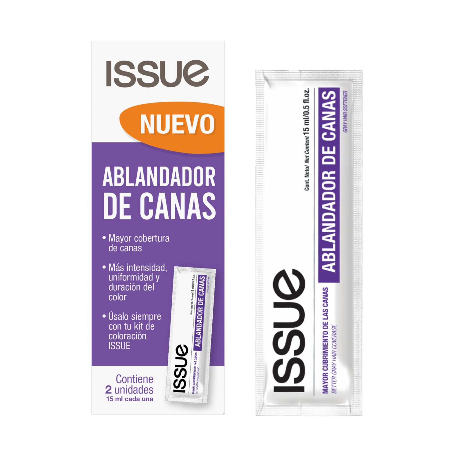 Ablandador De Canas Mayor Cobertura ISSUE Pack X 2 Uds