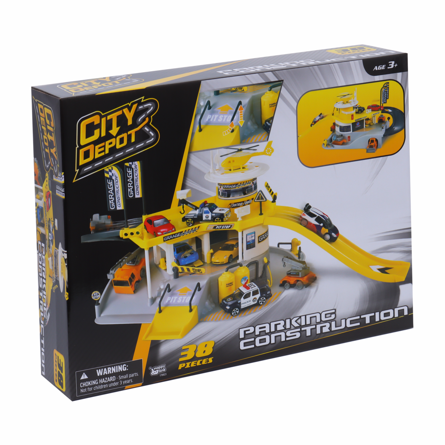 Set De Juego Construcción De Estacionamiento CITY DEPOT 38 Piezas