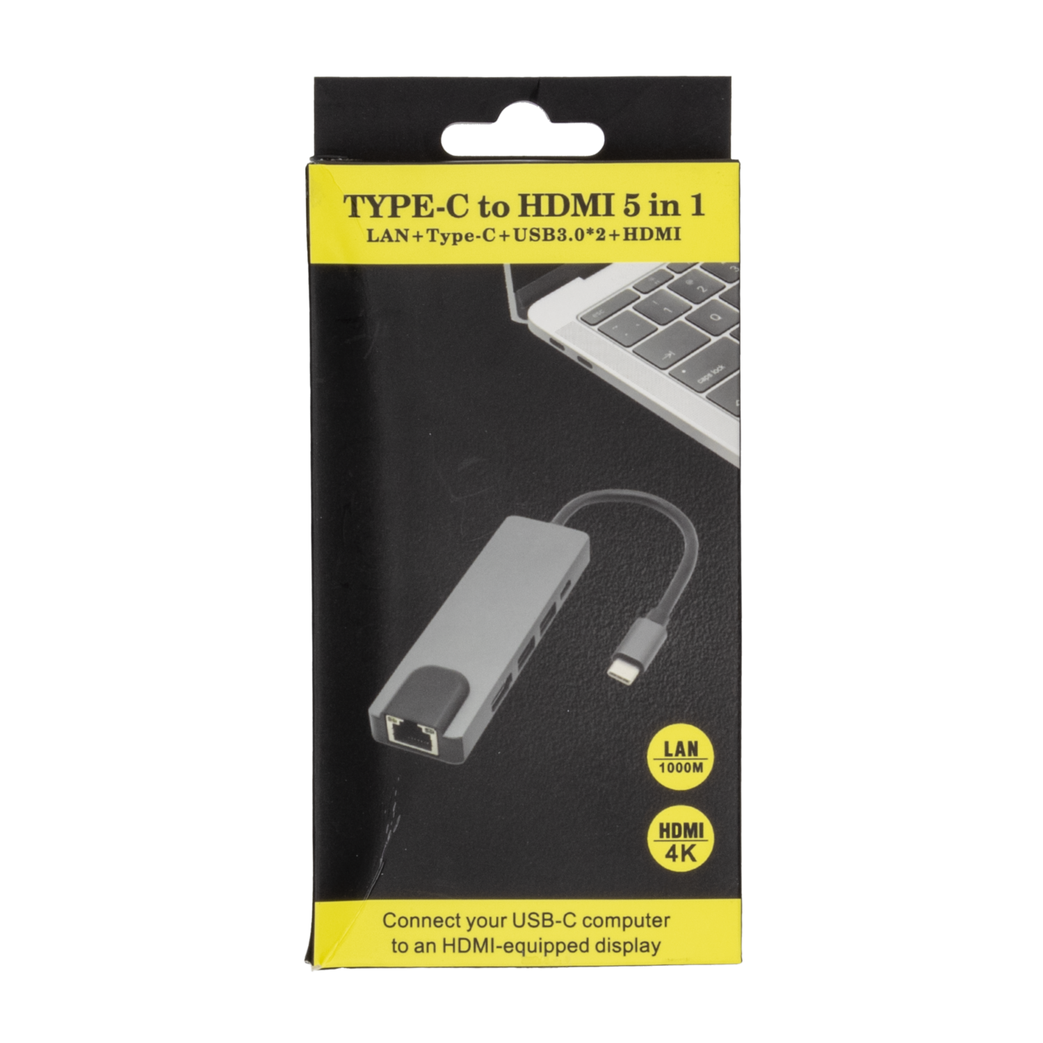Adaptador Docking Station Tipo C TREQA 5 Entradas
