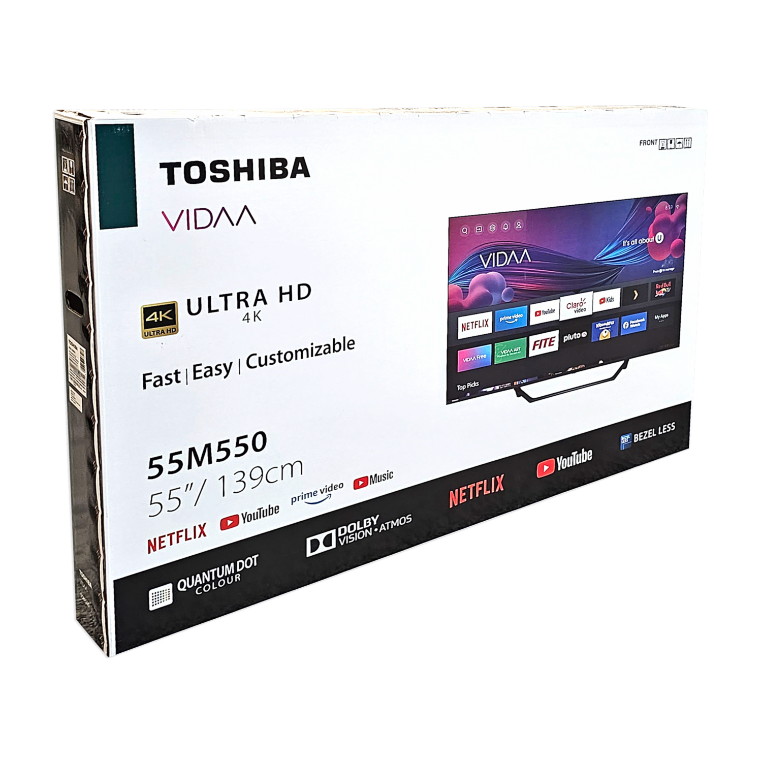 Tv Smart Qled 4k Modelo:55m550kb TOSHIBA 55″