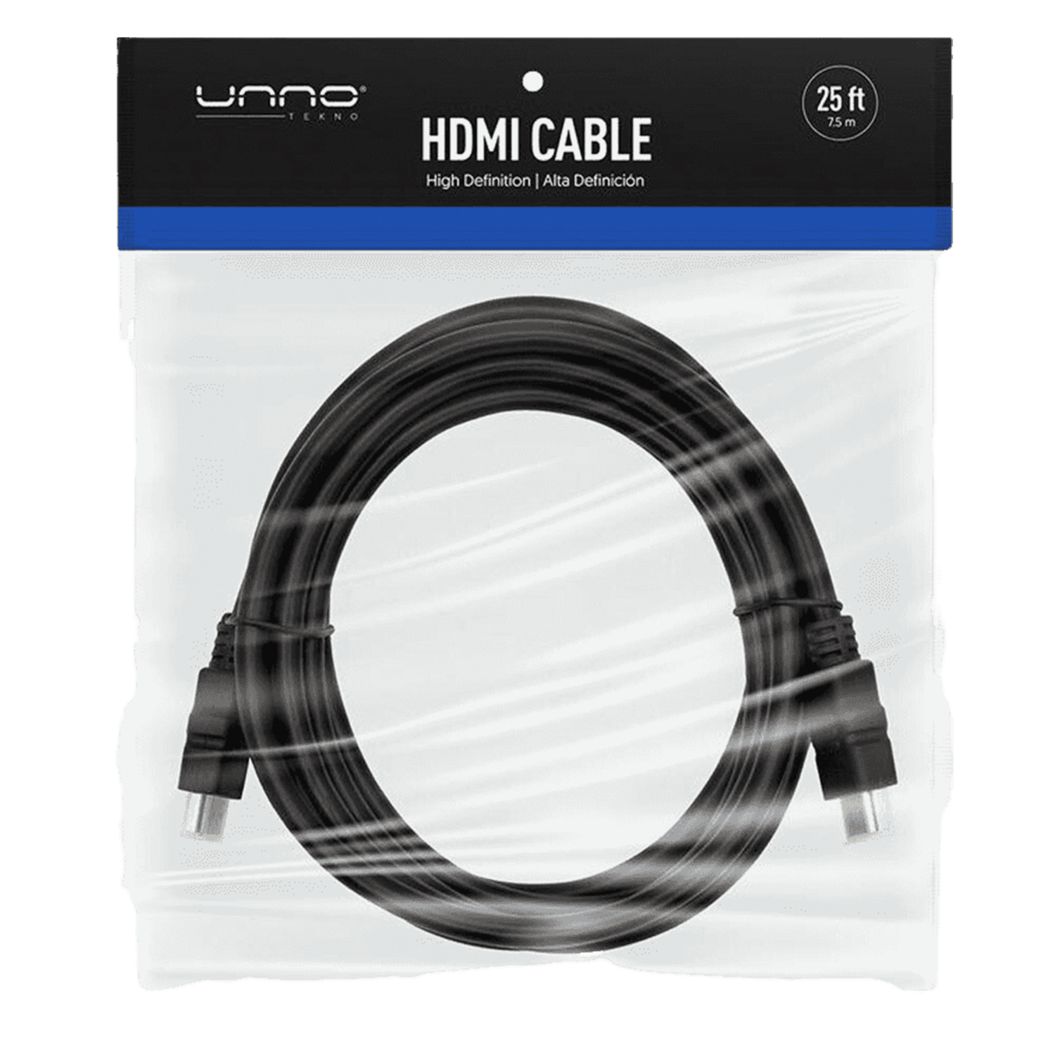 Cable HDMI FHD CB4125BK UNNO TEKNO 7,5 Metros
