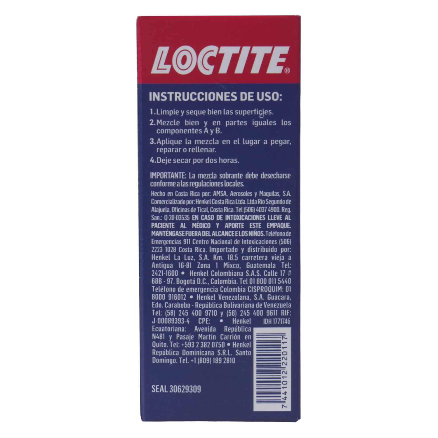 Epoxi-Mil De Pareja LOCTITE Unidad