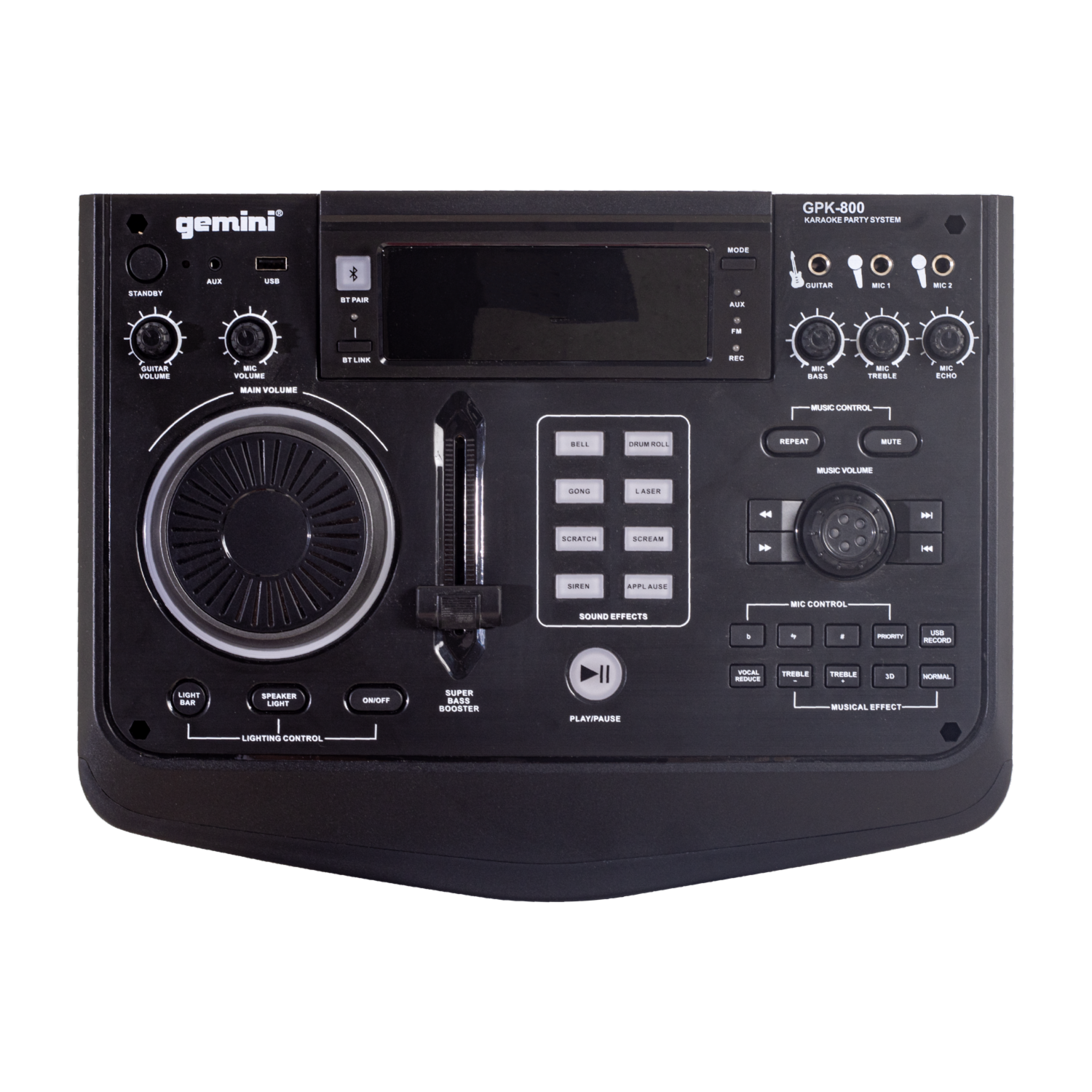 Parlante Karaoke Luces GEMINIS Bluetooth