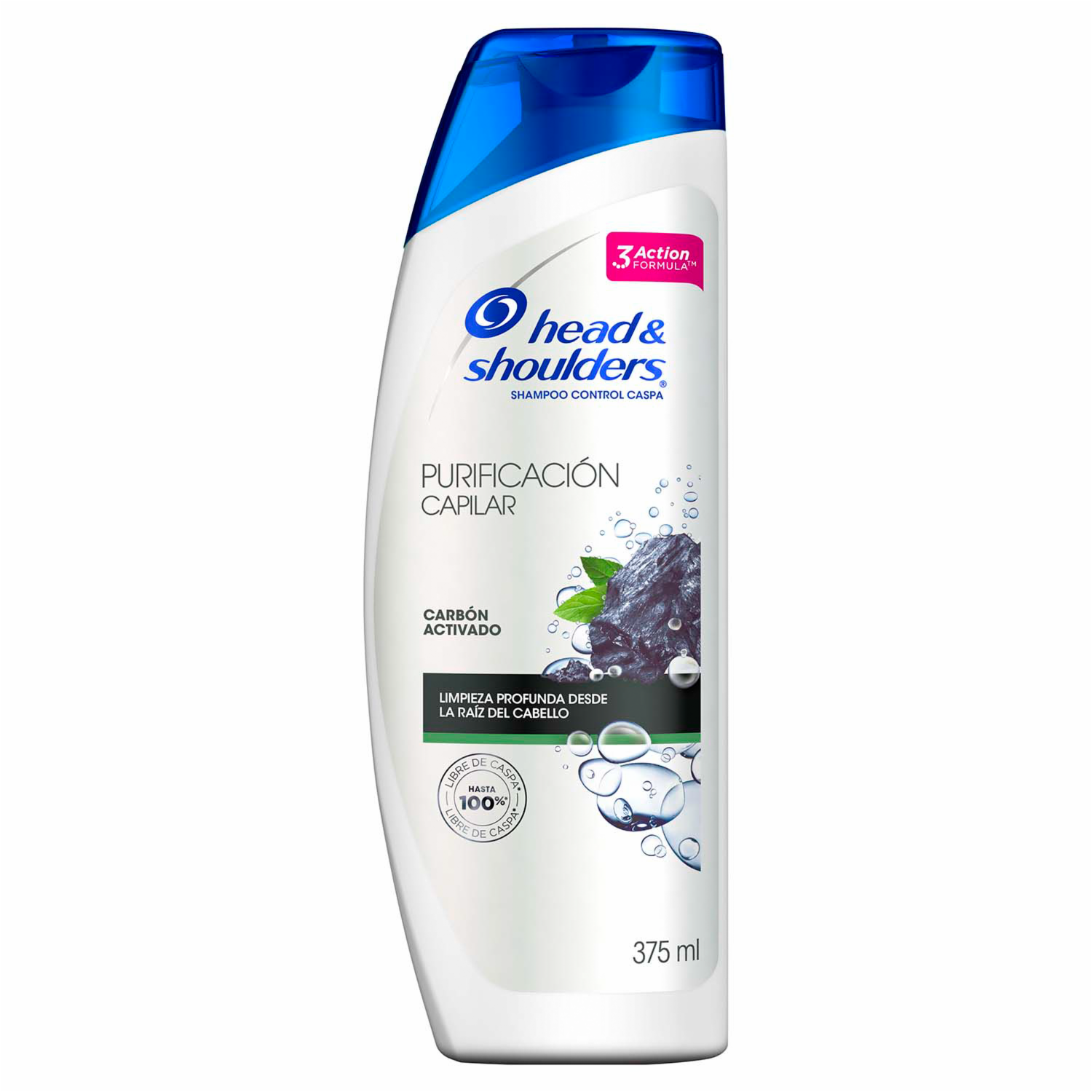 Shampoo De Cabello Carbón Activado HEAD & SHOULDERS 375 Ml