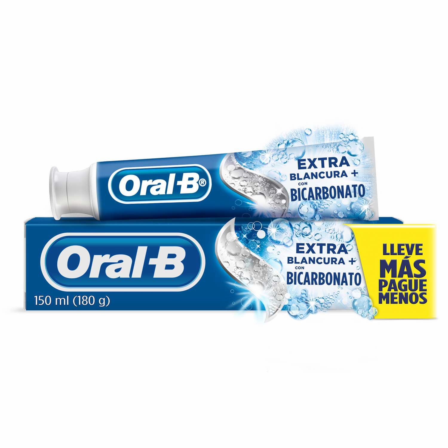 Pasta Dental Extra Blancura Bicarbonato ORAL-B 150 Ml