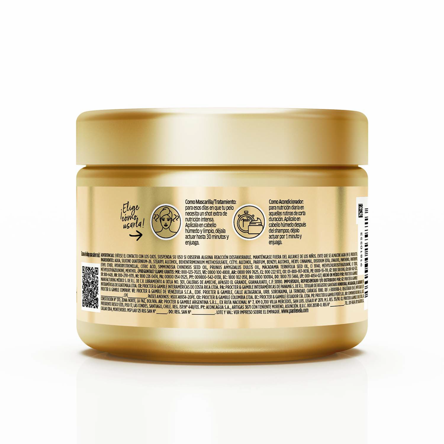 Mascara Capilar Pro-V Miracles PANTENE 300 Ml