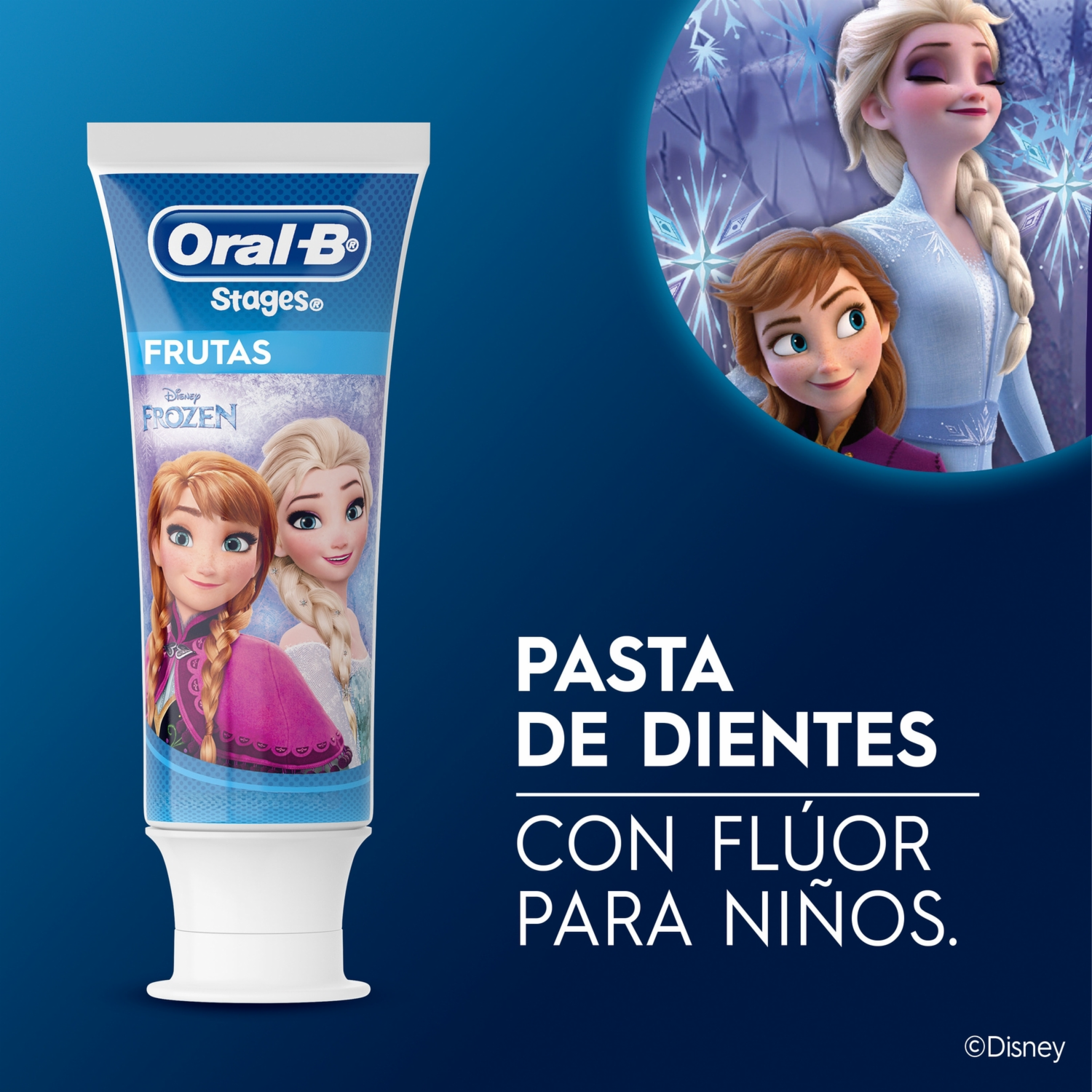 Pasta Dental Infantil Frozen Pro-Salud Stages ORAL-B 75 Ml