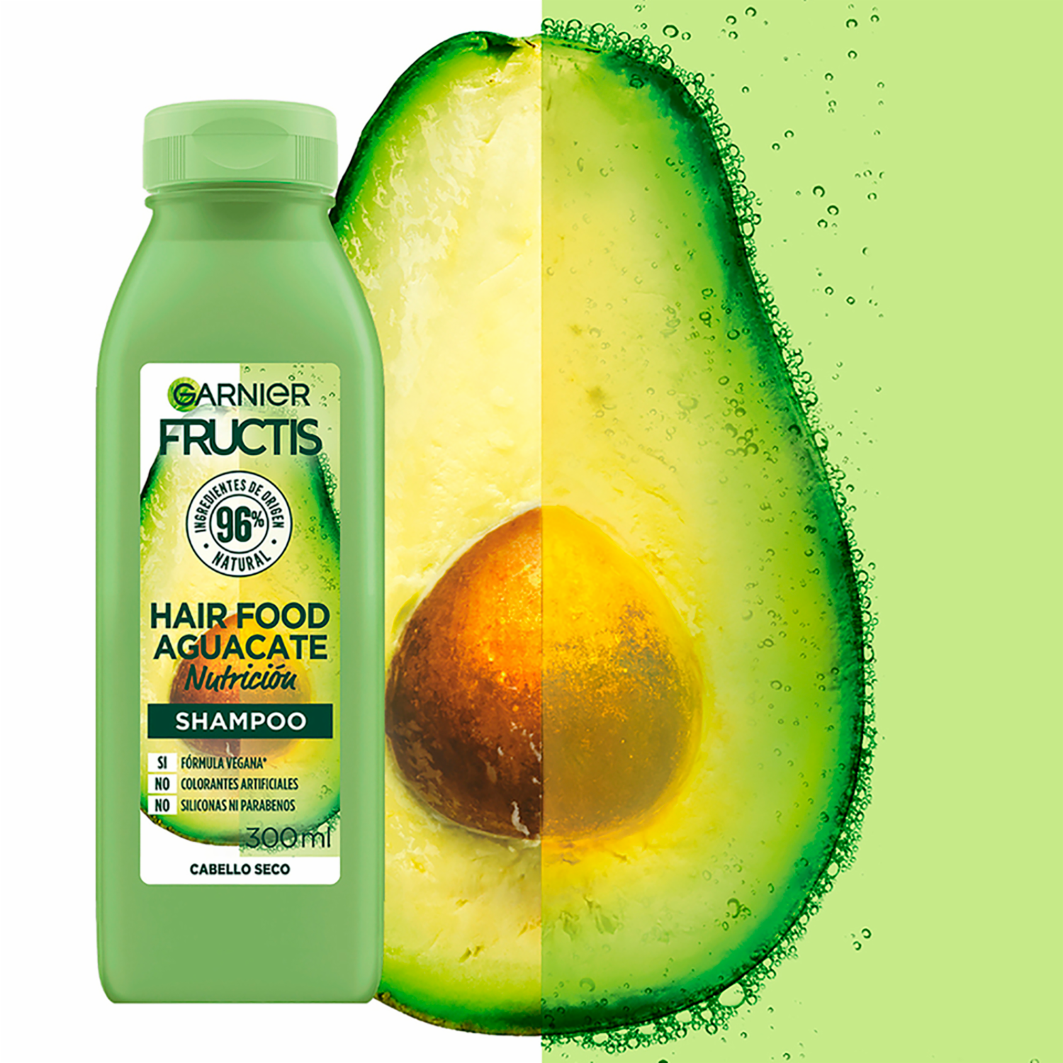 Shampoo De Cabello Hair Food Aguacate Nutrición GARNIER FRUCTIS 300 Ml
