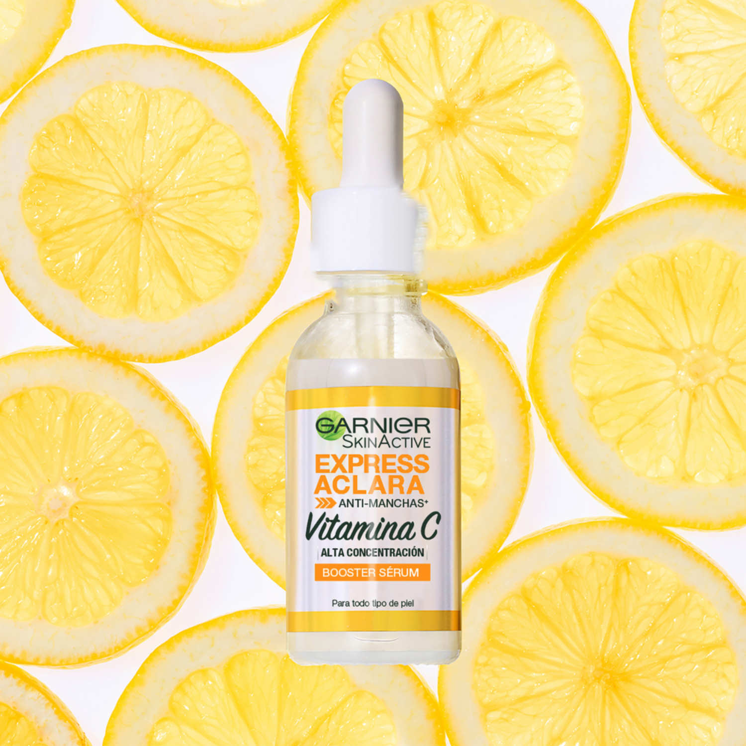Sérum Facial Booster Anti Manchas Con Vitamina C GARNIER SKIN ACTIVE 30 Ml