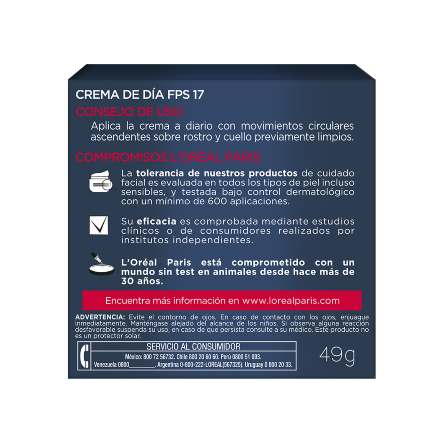 Crema Facial De Día Anti Arrugas Con Pro Retinol Fps 17 Revitalift L’ORÉAL 50 Ml