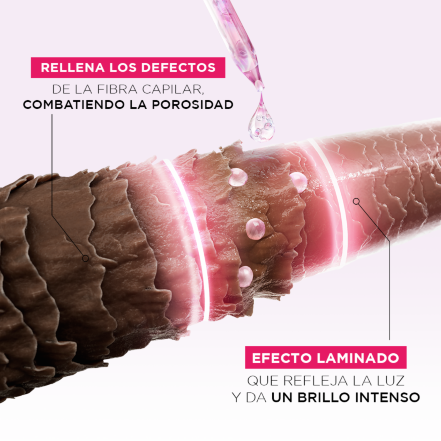 Crema Para Peinar Glycolic Gloss Para Cabello Opacos Poroso ELVIVE L’ORÉAL 300 Ml