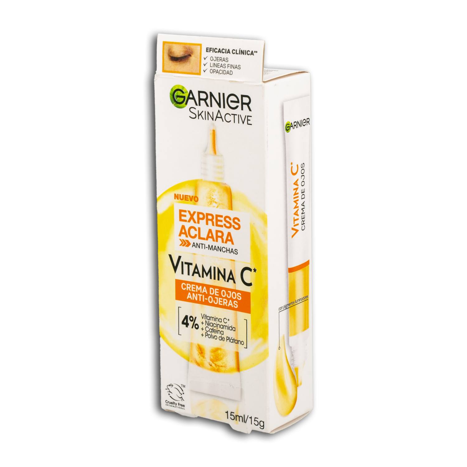 Contorno De Ojos Aclarante Antimanchas Con Vitamina C GARNIER SKIN ACTIVE 15 Ml