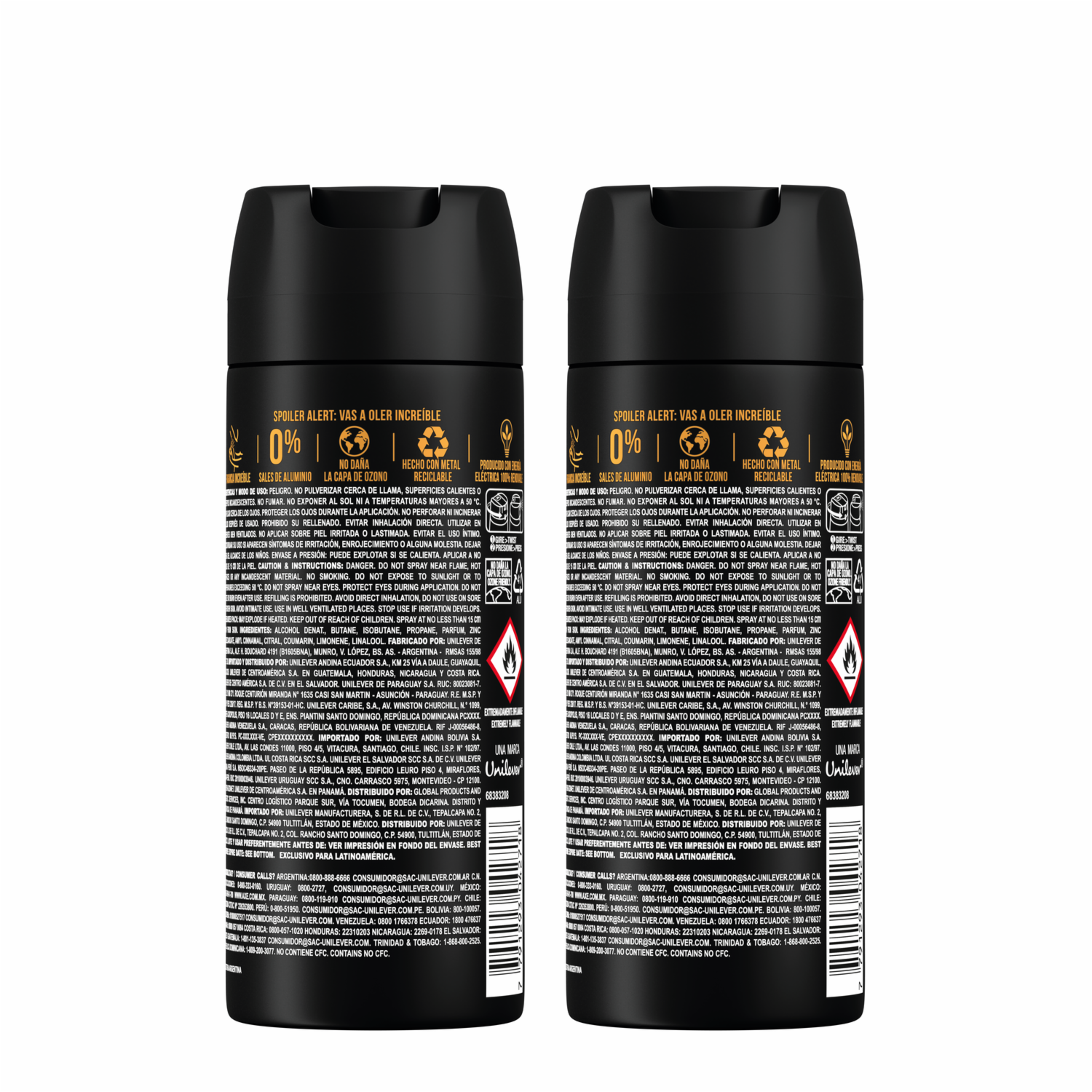 Desodorante En Aerosol Antitranspirante Dark Temptation 2Do 40% Dcto AXE 150 Ml