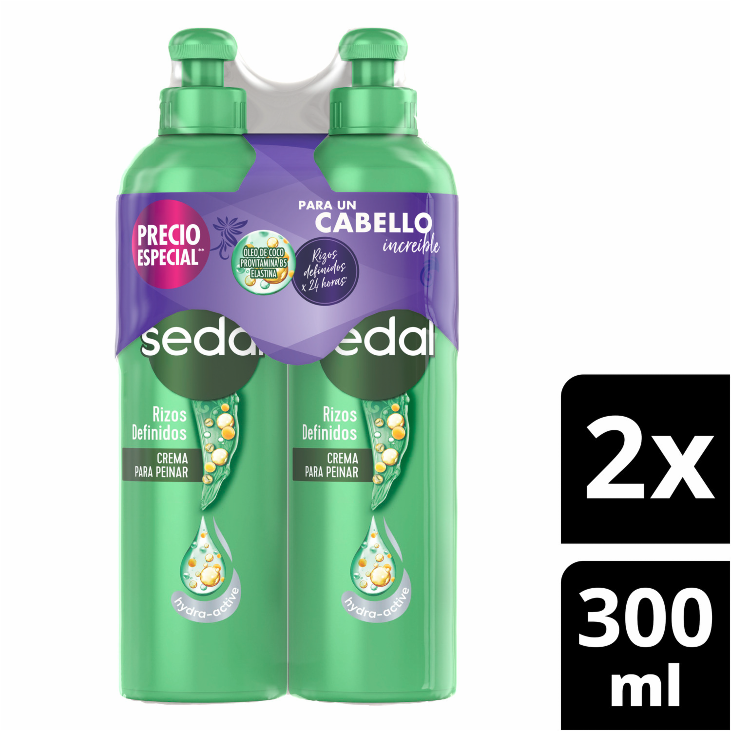 Crema Para Peinar Rizos Obedientes SEDAL 300 Ml