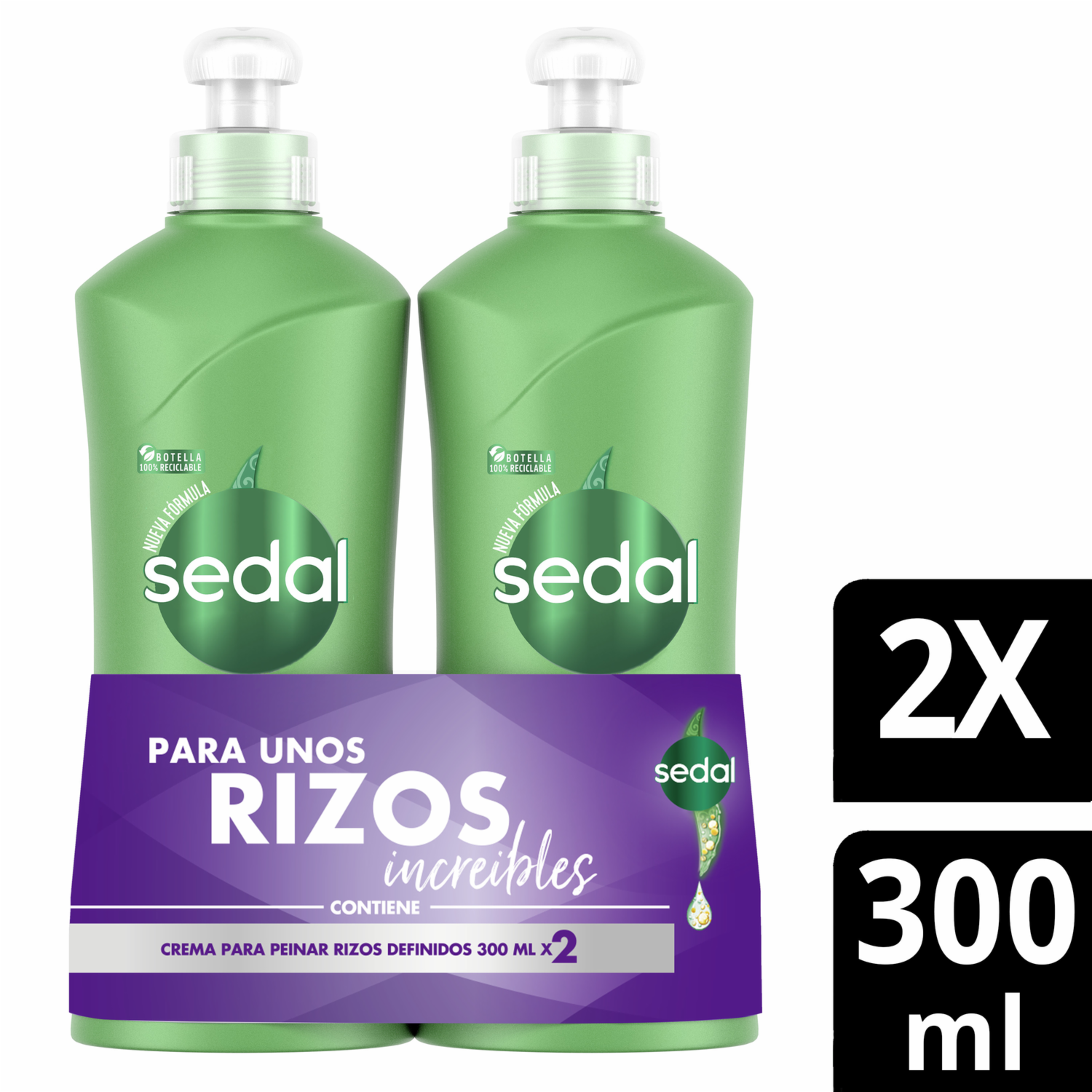 Crema Para Peinar Rizos Obedientes SEDAL 300 Ml
