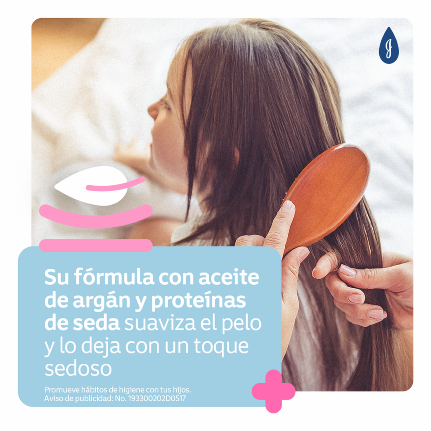 Spray De Peinar Gotas De Brillo JOHNSON’S 200 Ml