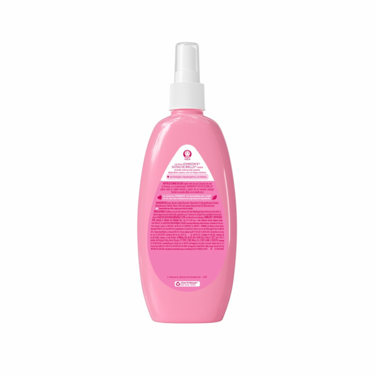 Spray De Peinar Gotas De Brillo JOHNSON’S 200 Ml
