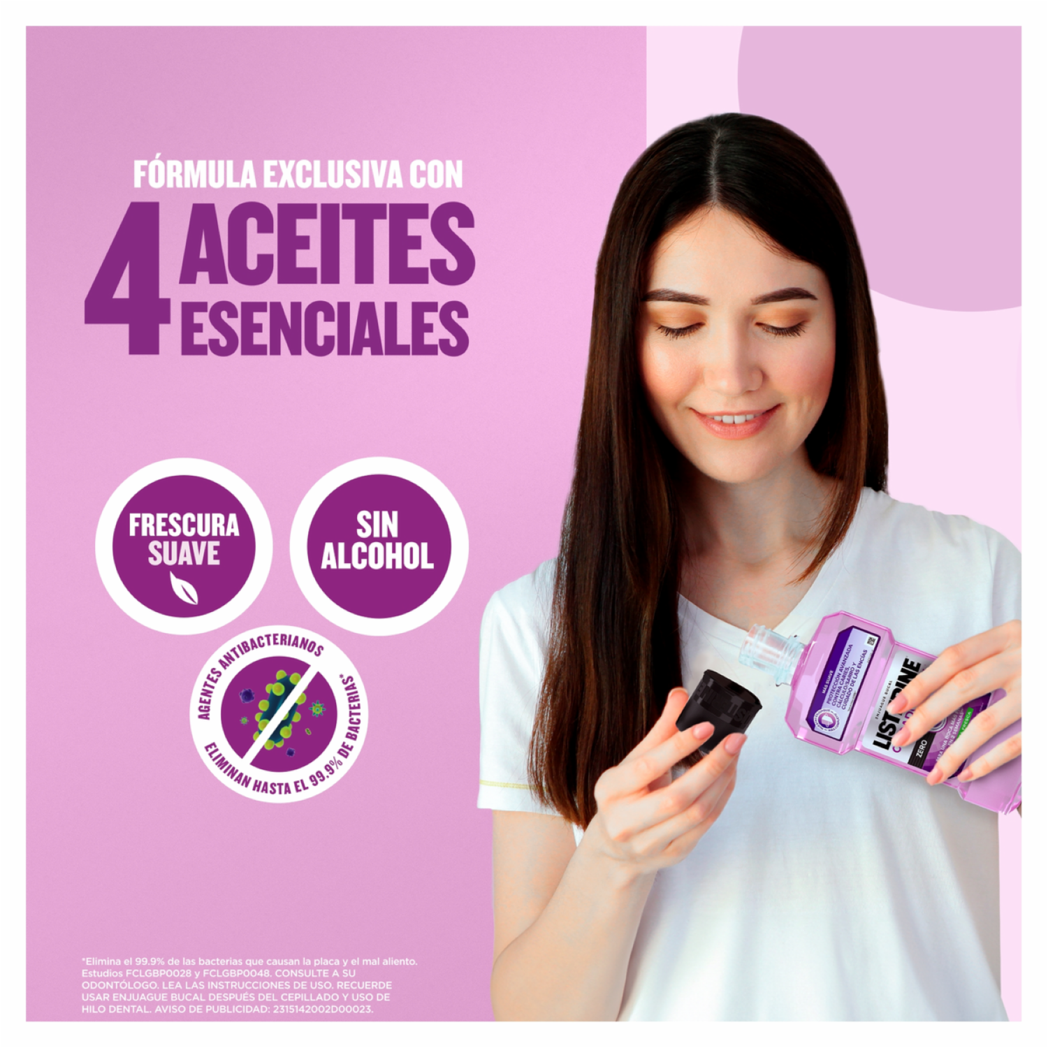 Enjuague  Bucal Cuidado Total Zero LISTERINE 250 Ml