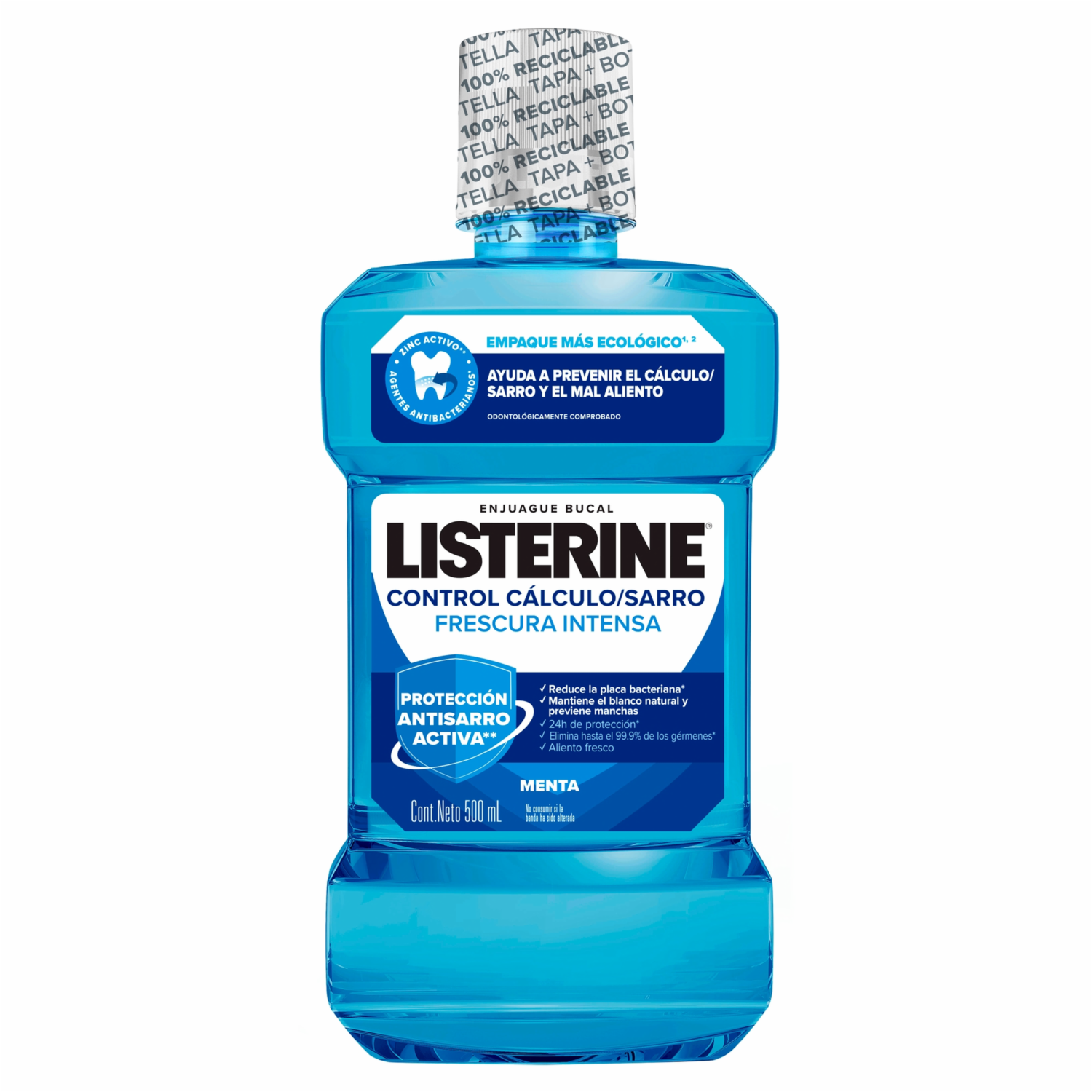 Enjuague  Bucal Control Cálculo LISTERINE 500 Ml