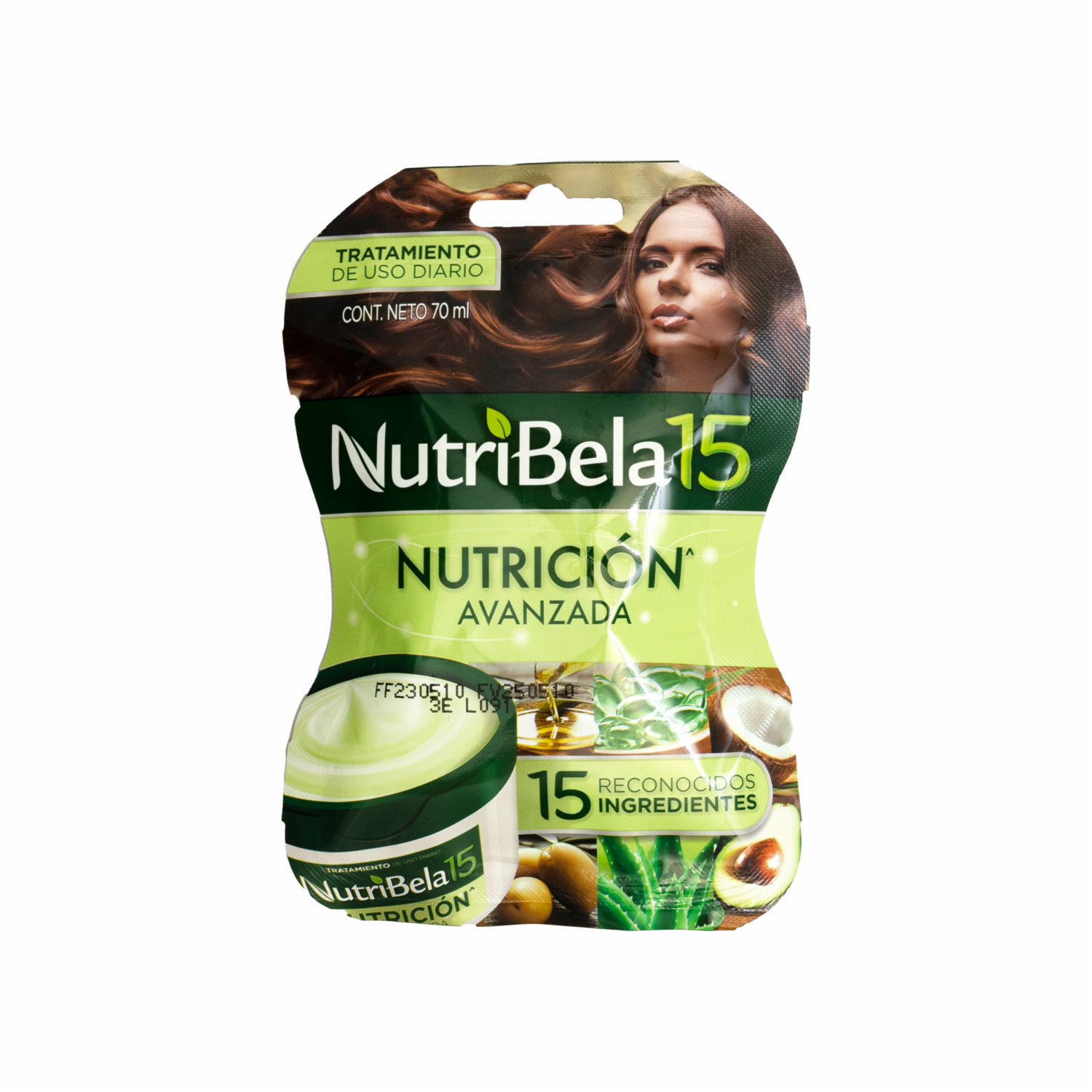 Tratamiento Capilar 10 Nutrición Sachet 70 Ml NUTRIBELA 70 ML
