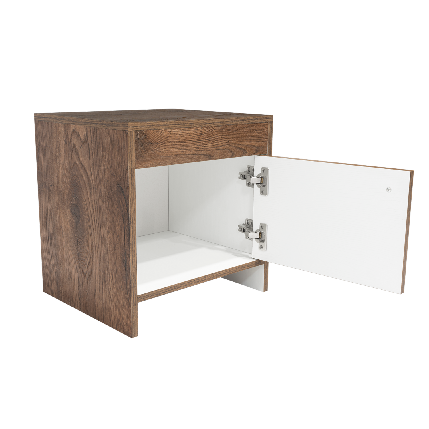 Mesa De Noche Bellota Con Blanco RTA MDP