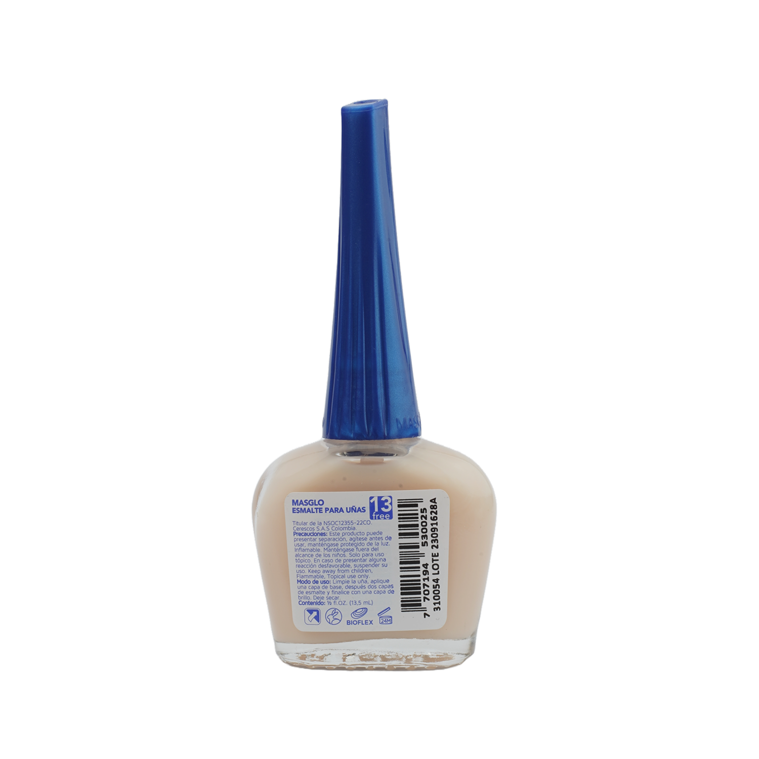 Esmalte De Uñas Francés N02 MASGLO 13.5 Ml