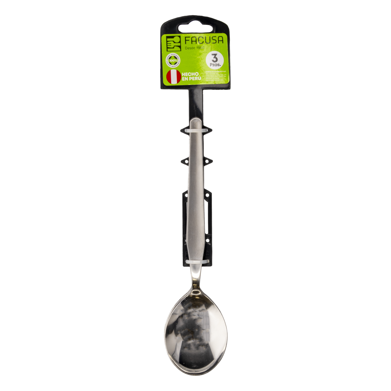 Set De Cubiertos Cucharas De Mesa Diseño Hotelero 3 Puestos FACUSA 3 Piezas
