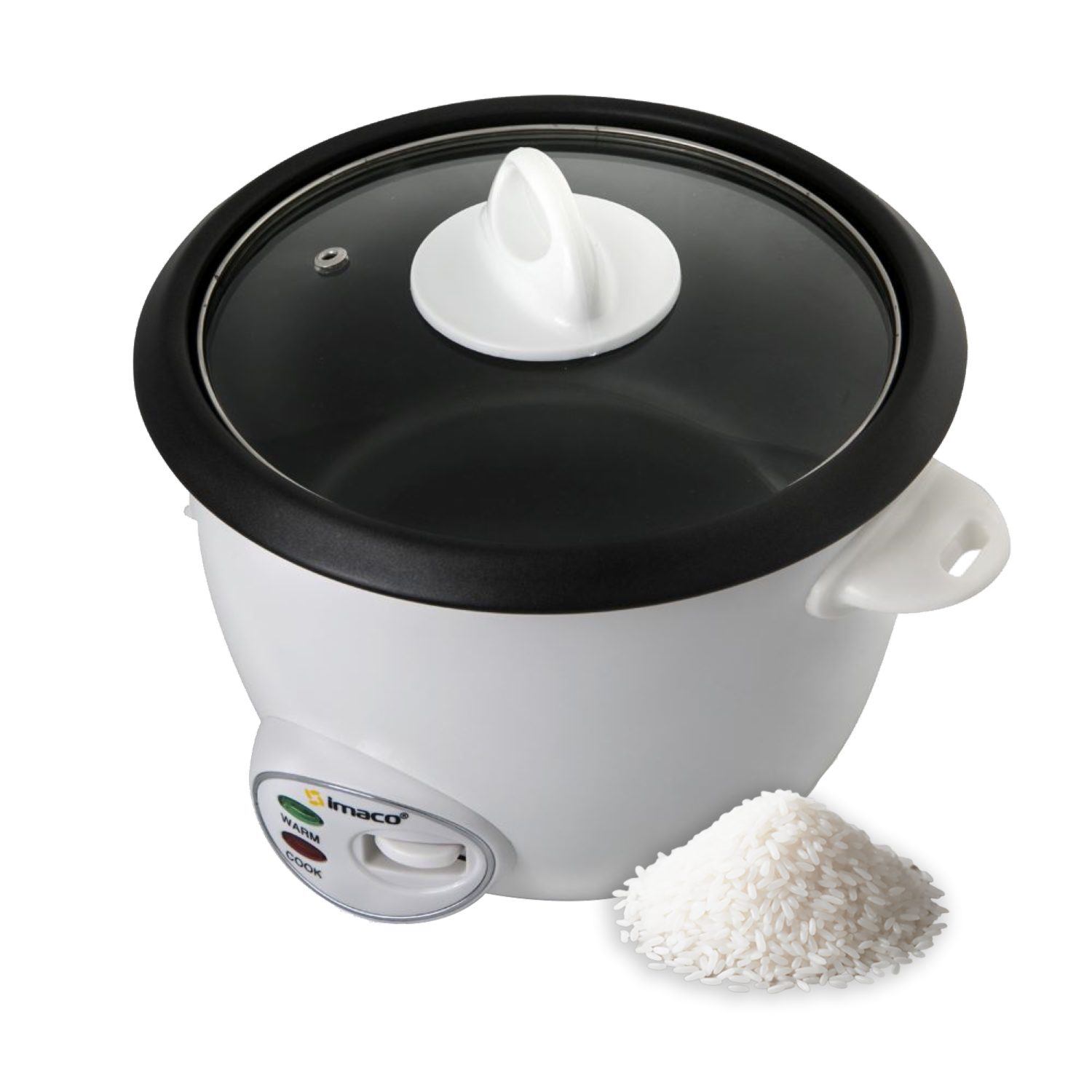 Olla Arrocera Con  Recipiente De Cocción Al Vapor RC6 IMACO 1.2 Litros
