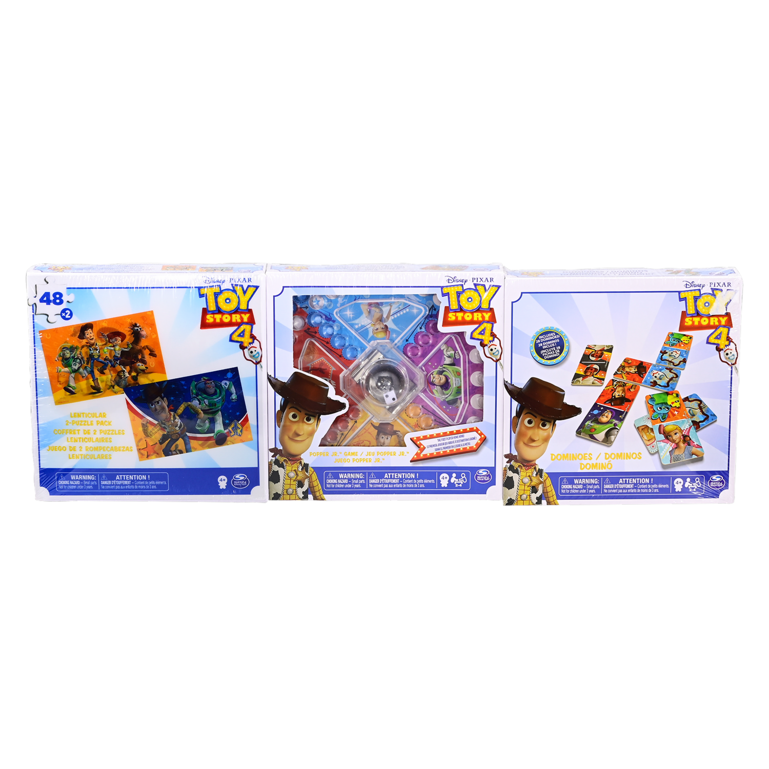 Juegos De Mesa Rompecabezas, Dominó Y Popper TOY STORY 2 – 4 Jugadores
