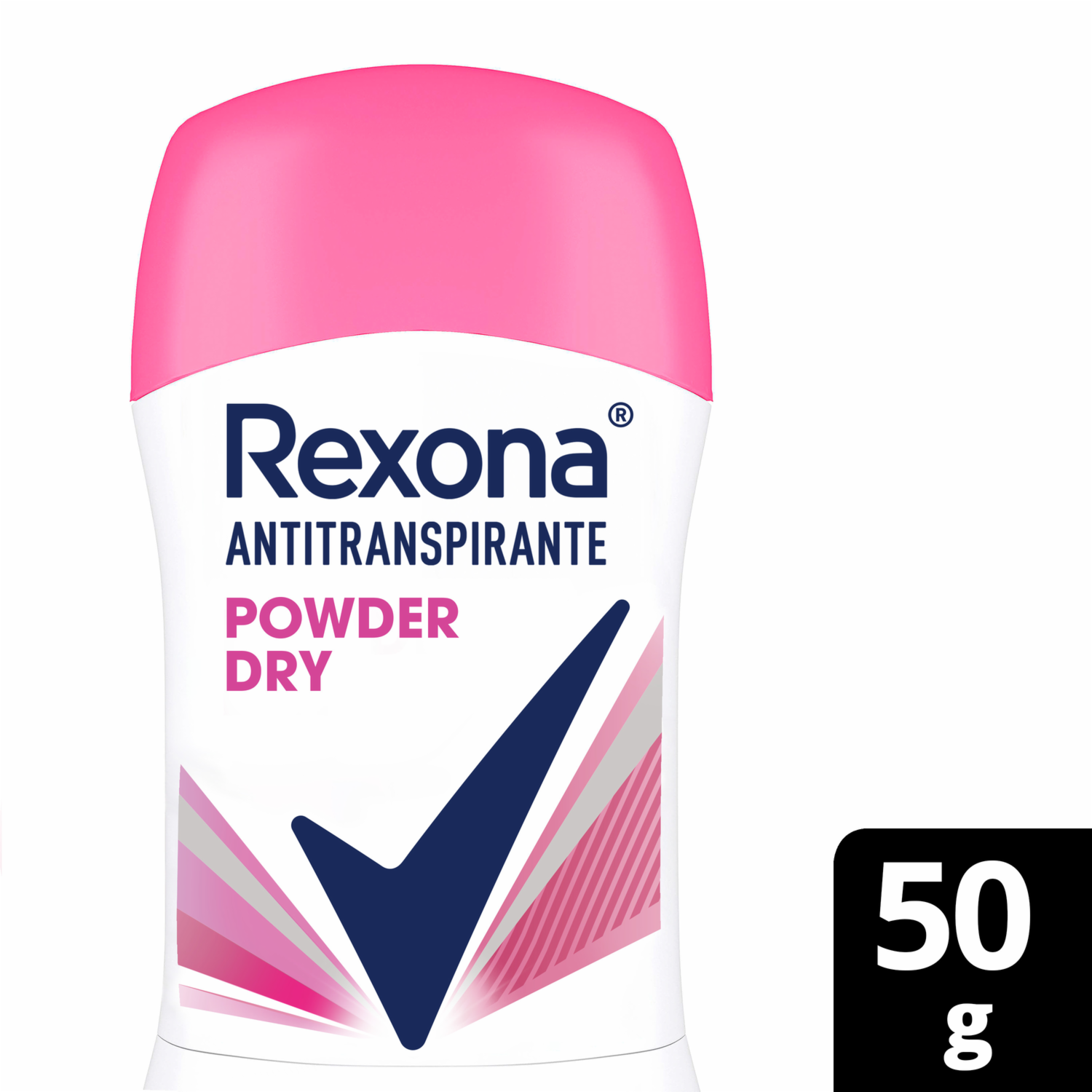 Desodorante En Barra Para Dama Antitranspirante Powder Dry REXONA 50 G