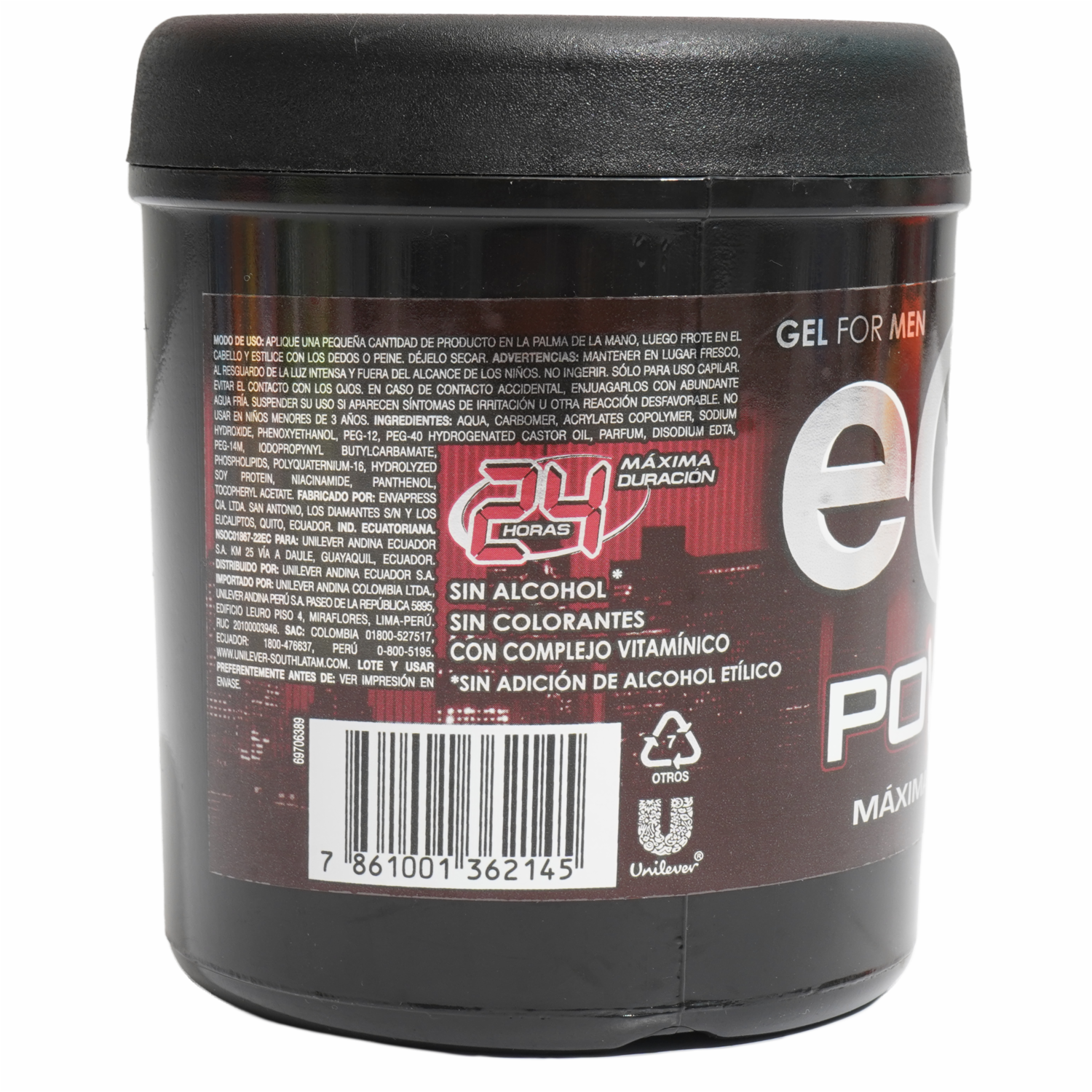 Gel De Cabello Máxima Fijación EGO 500 G