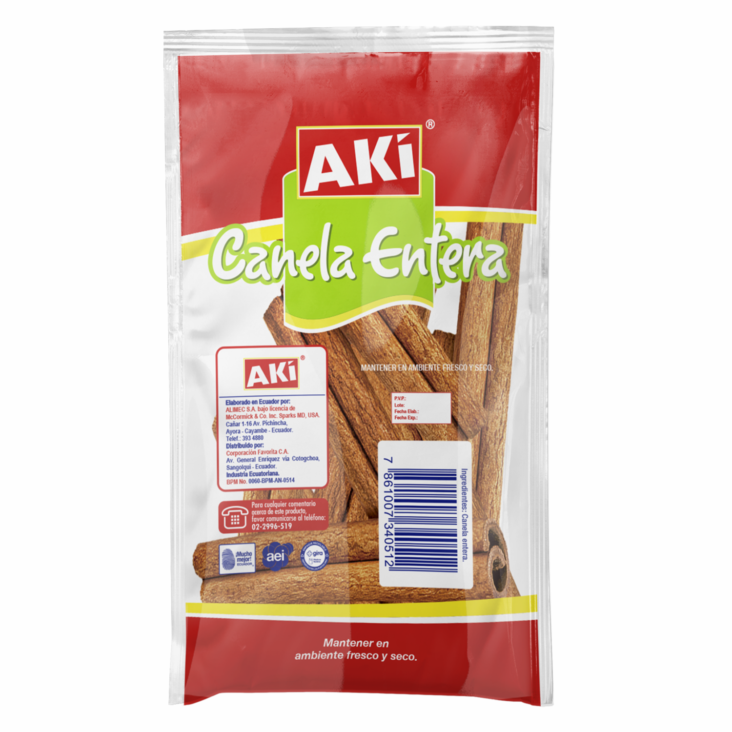 Canela Natural AKÍ 50 G