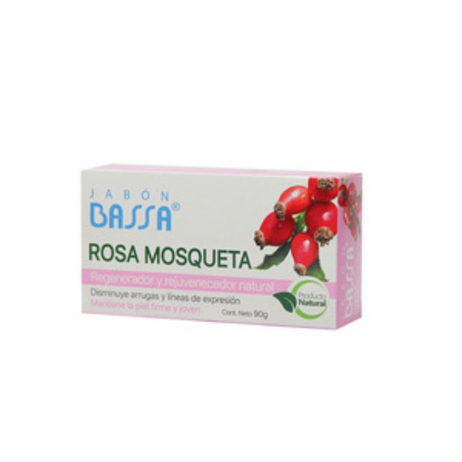 Jabón De Tocador Rosa Mosqueta BASSA 90 G