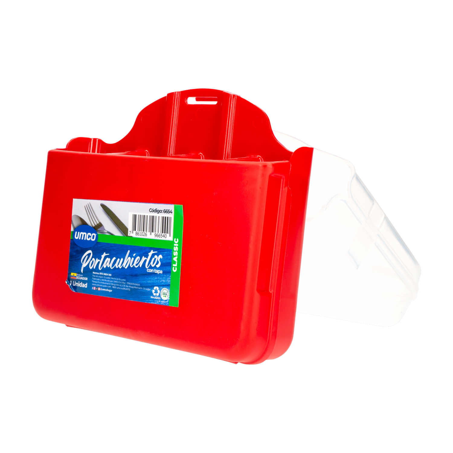 Portacubiertos Con Tapa UMCO Unidad