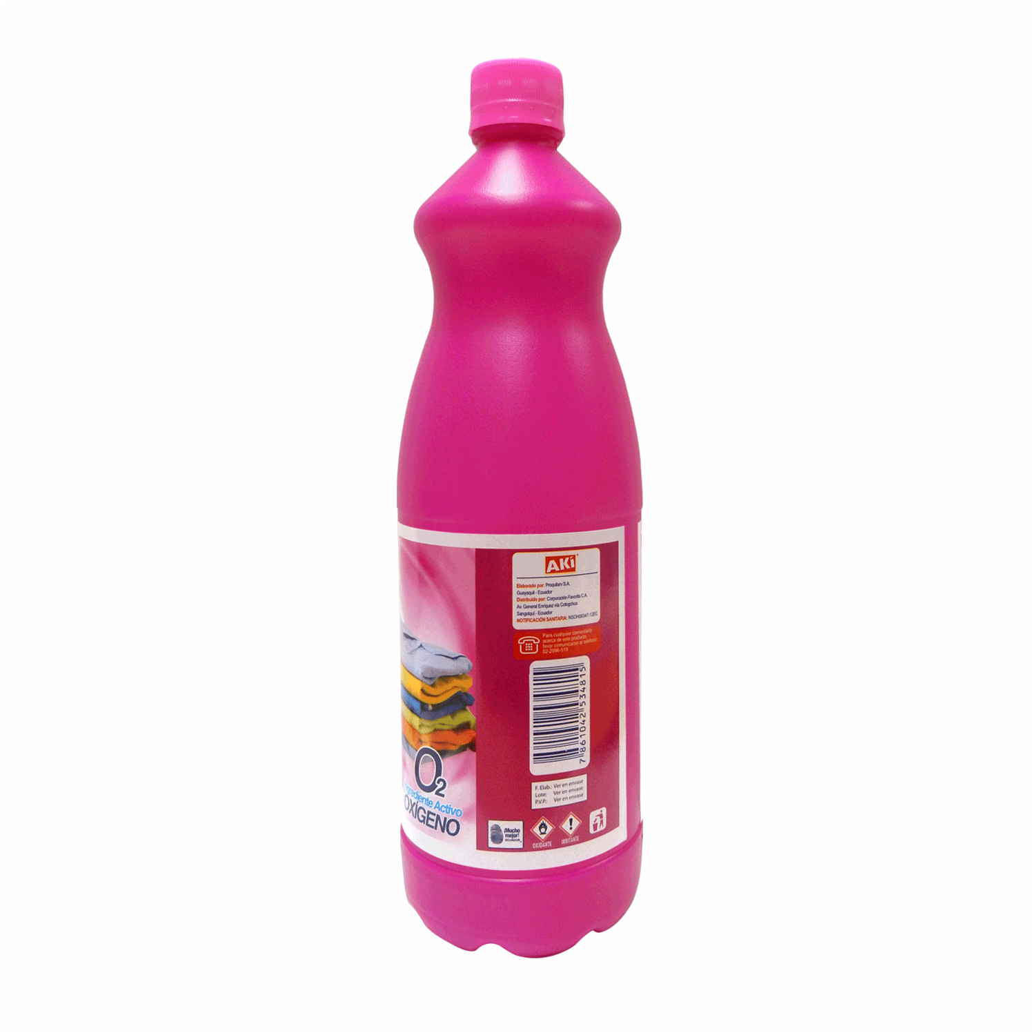 Quita Manchas Líquido Sin Cloro Para Ropa De Color AKÍ 900 Ml