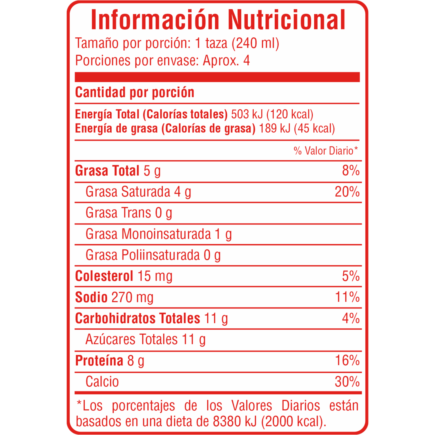 Leche Semidescremada Funda AKÍ 4 X 1000 Ml