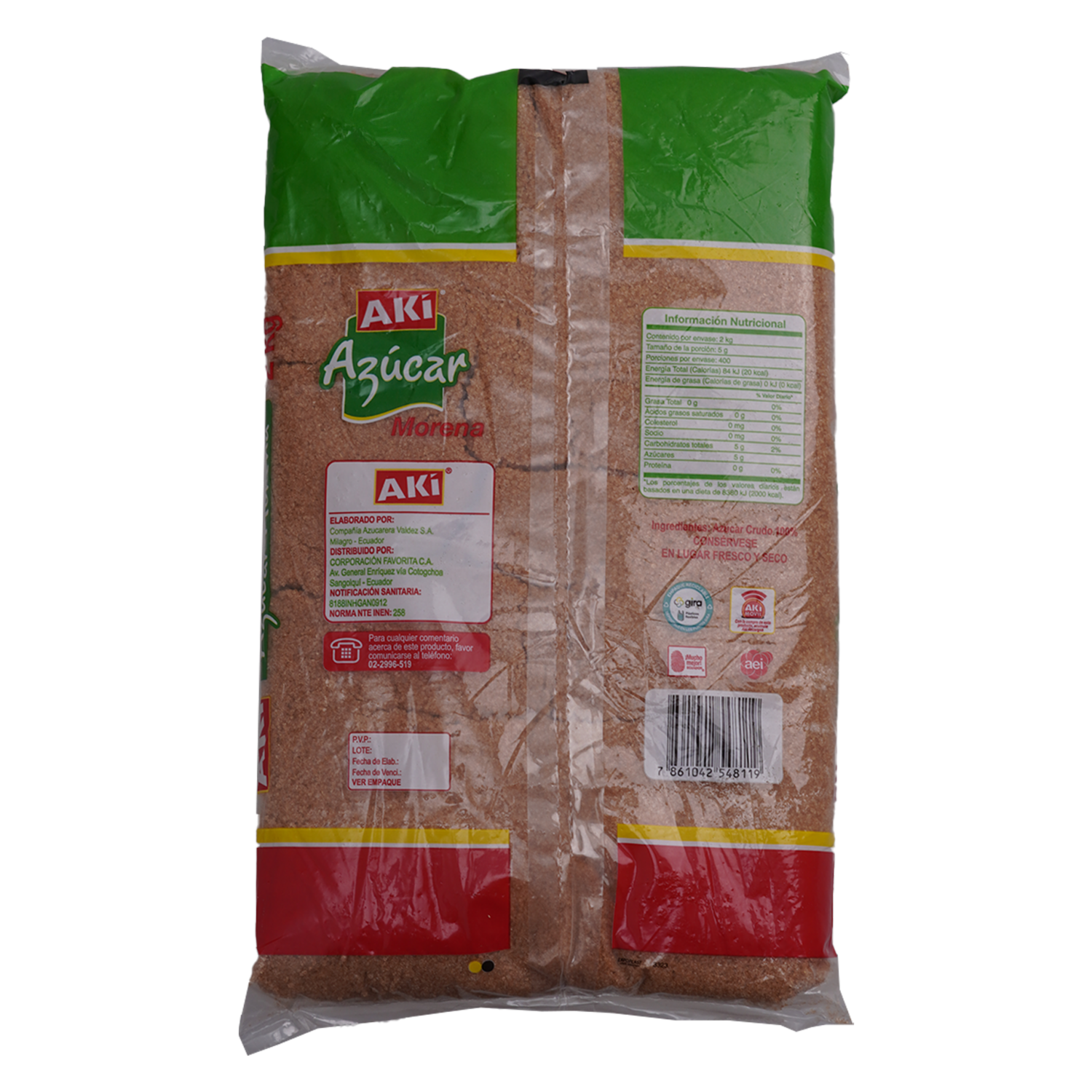 Azúcar Morena AKÍ 2000 G