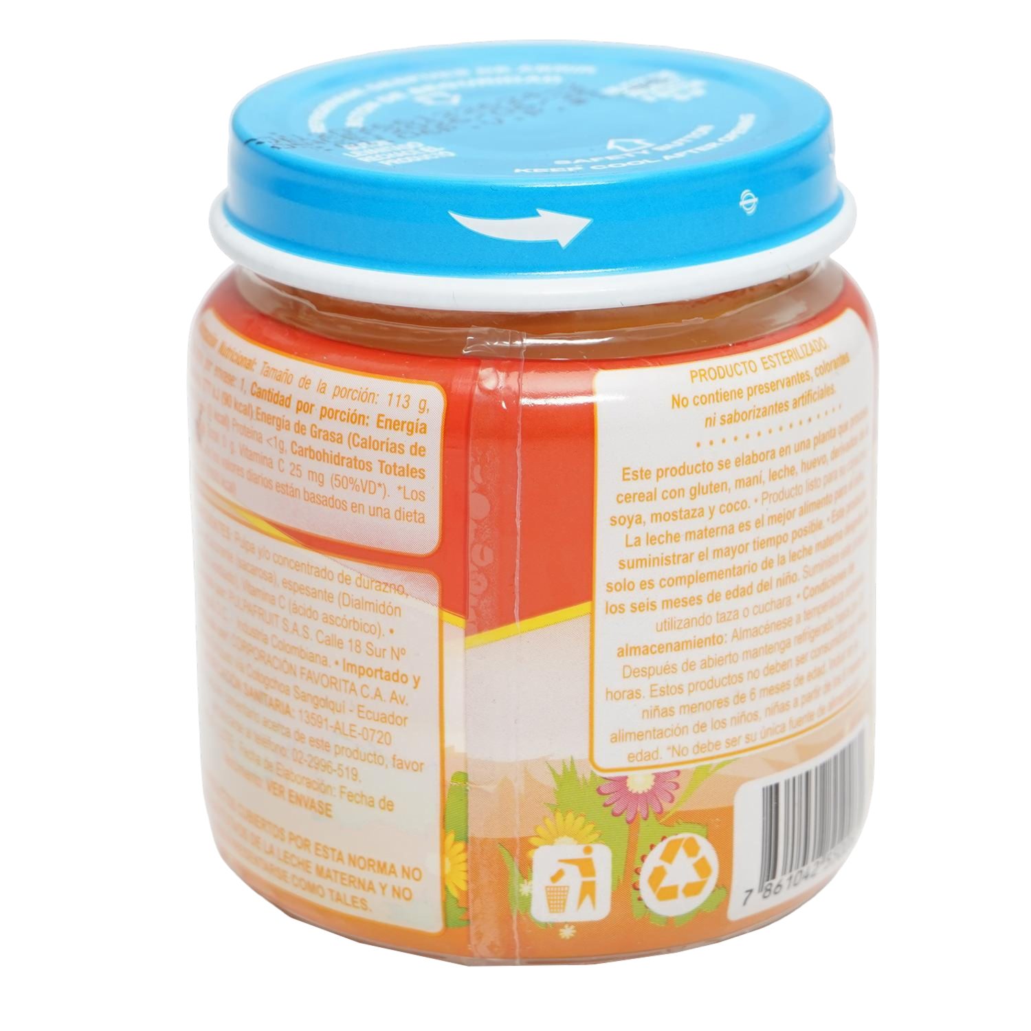 Compota Durazno AKÍ 113 G