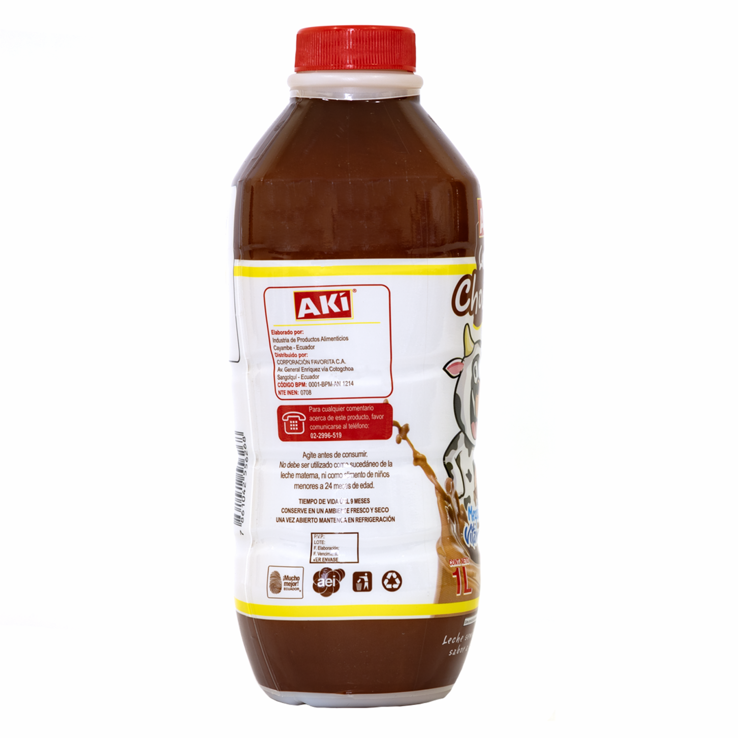 Leche Saborizada De Chocolate AKÍ 1000 Ml