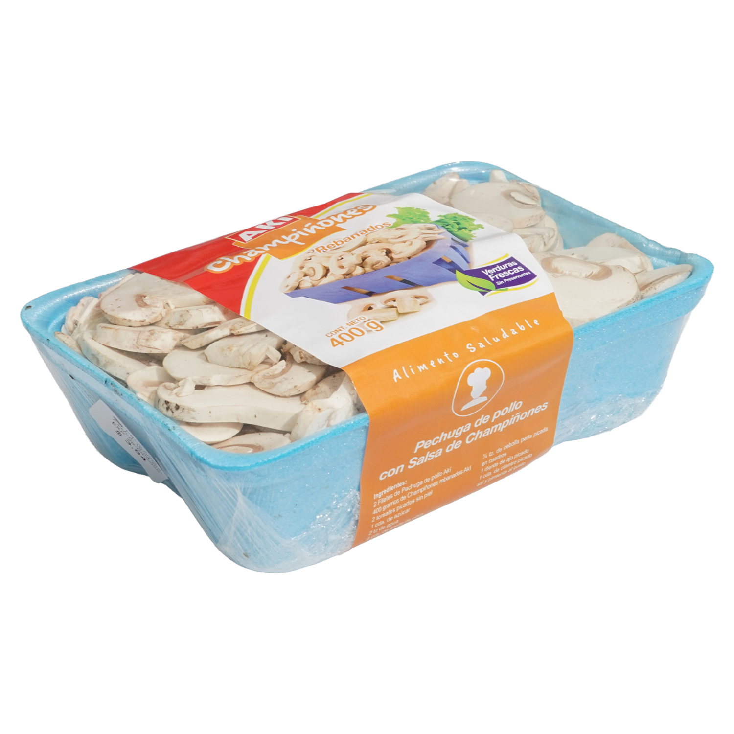 Champiñones Tajados AKÍ 400 G