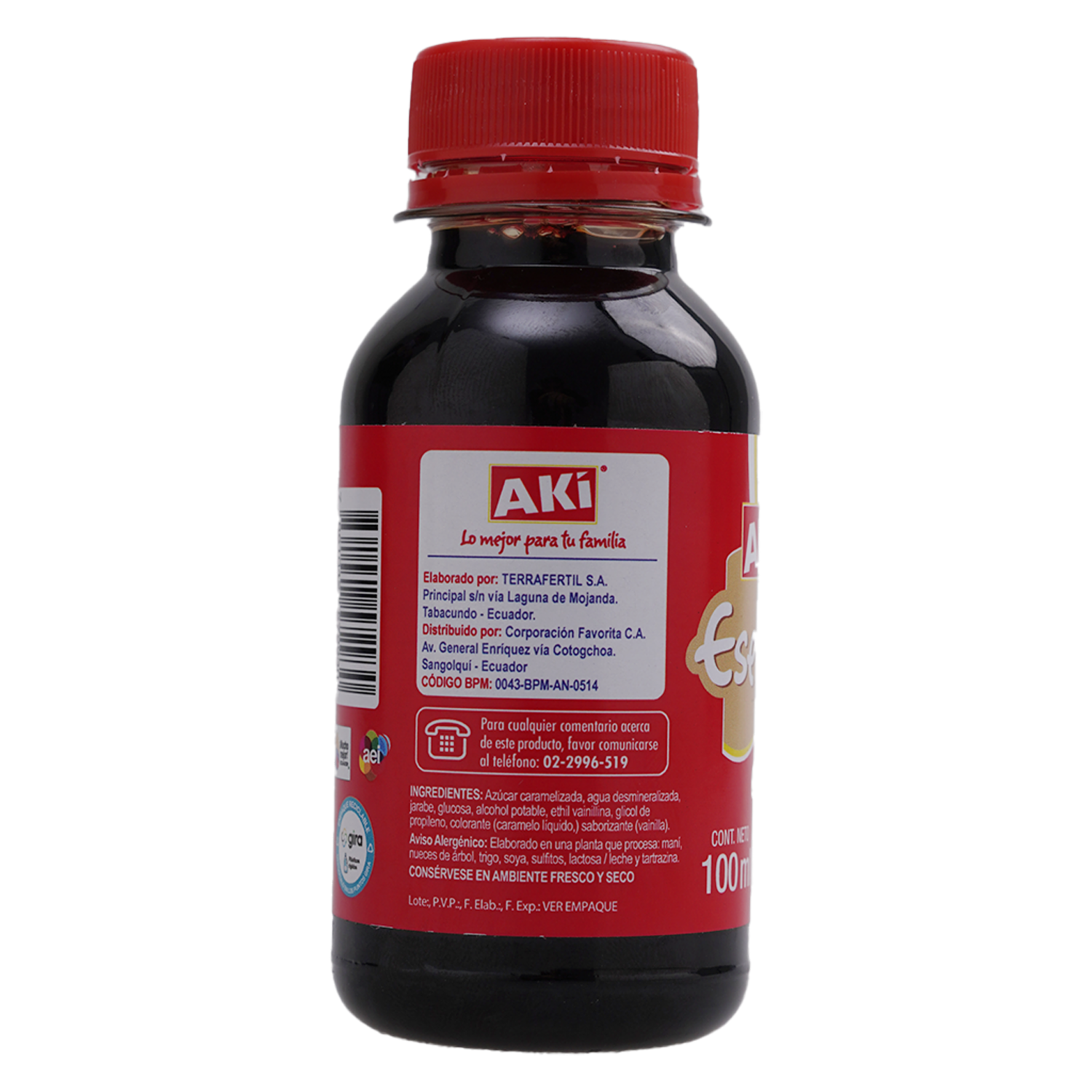 Esencia De Vainilla Tradicional AKÍ 100 Ml