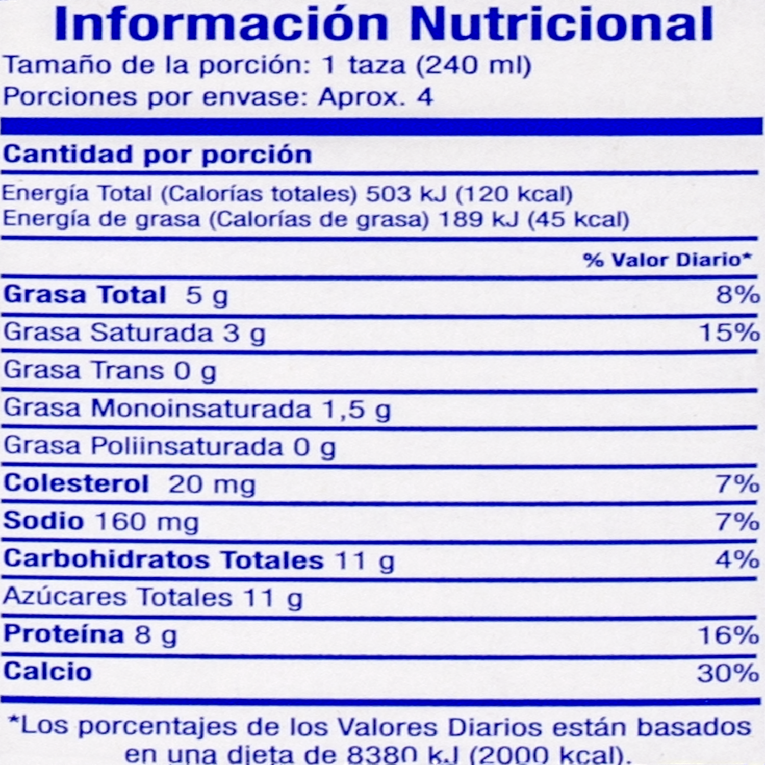 Leche Deslactosada Tetrapak LA ORIGINAL 1 000 Ml