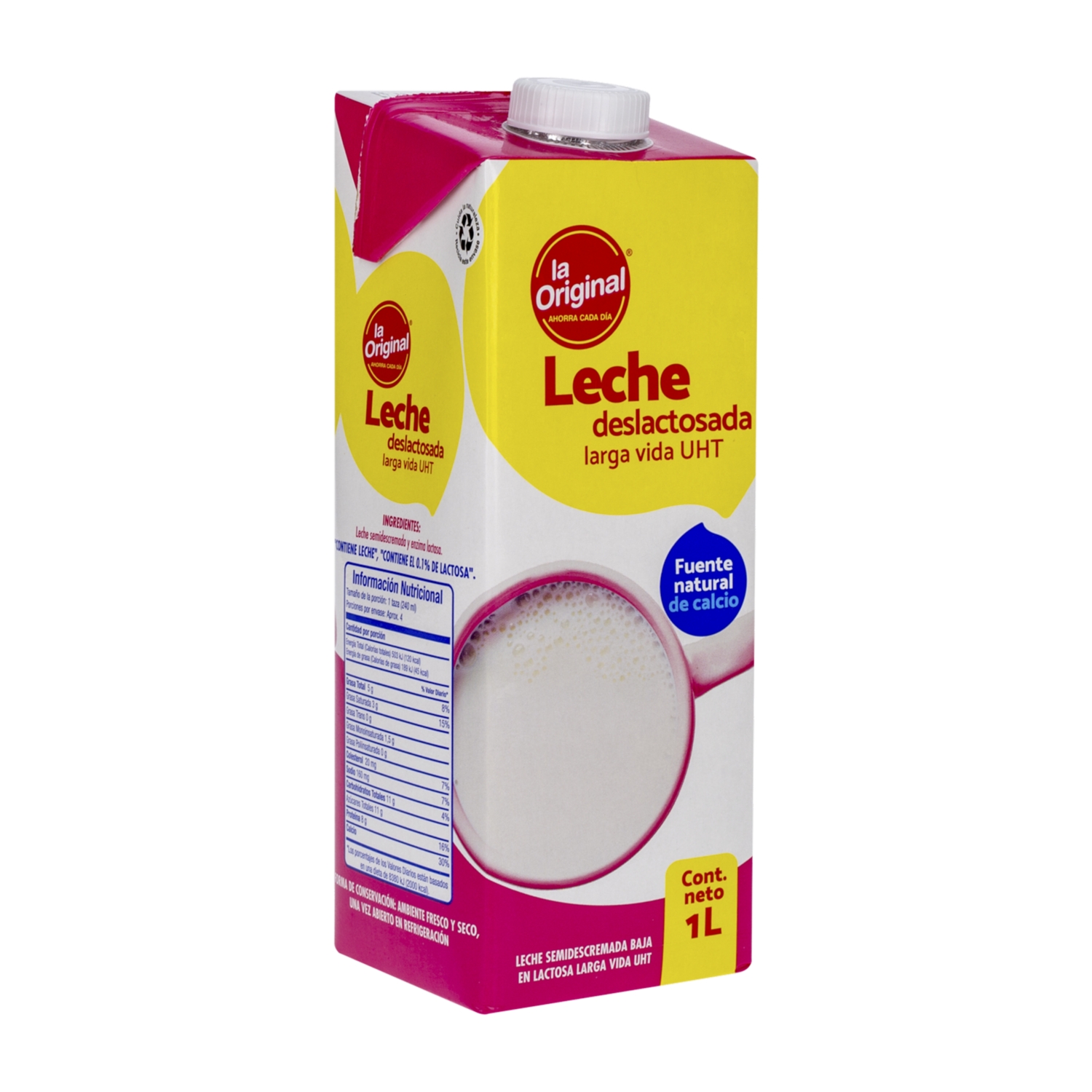 Leche Deslactosada Tetrapak LA ORIGINAL 1 000 Ml