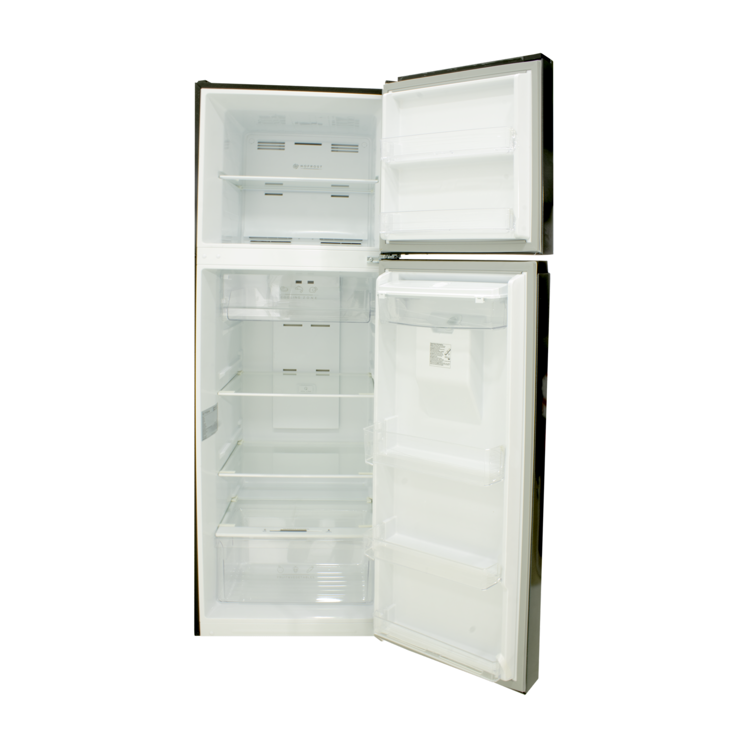 Refrigeradora Top Mount Gris Con Dispensador ENG-468 ENGY 339 Litros