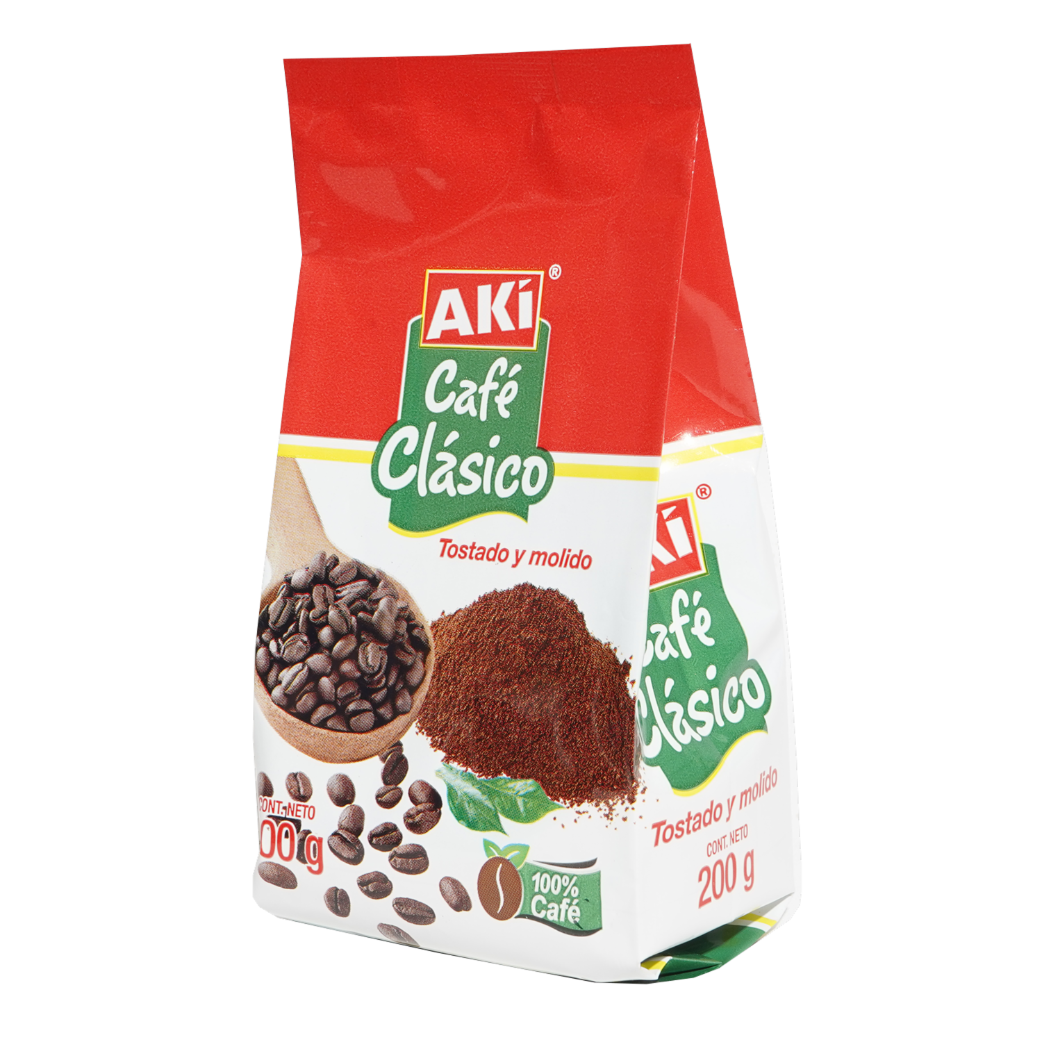 Café Tostado Y Molido Clásico AKÍ 200 G