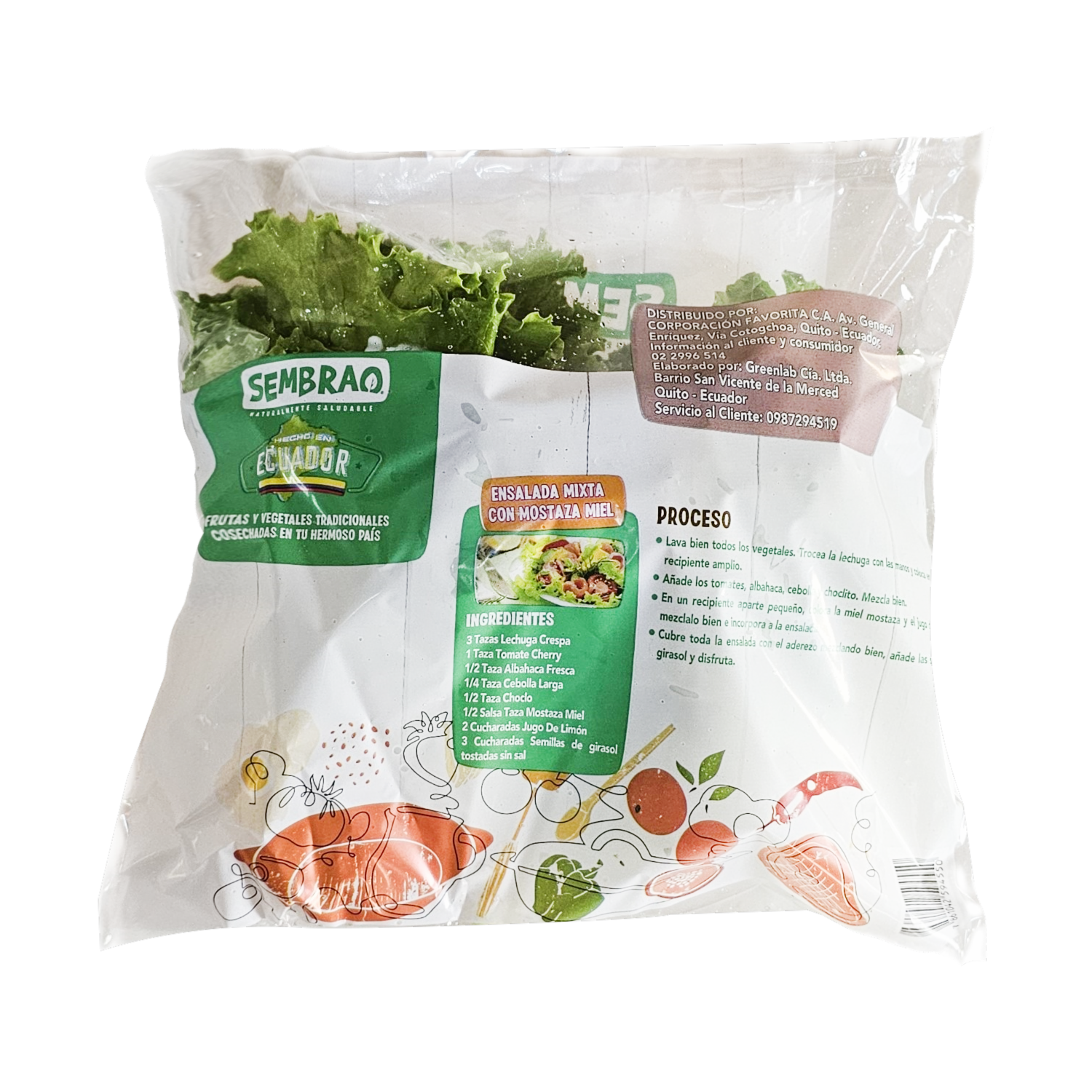 Lechuga Crespa SEMBRAO 200 G