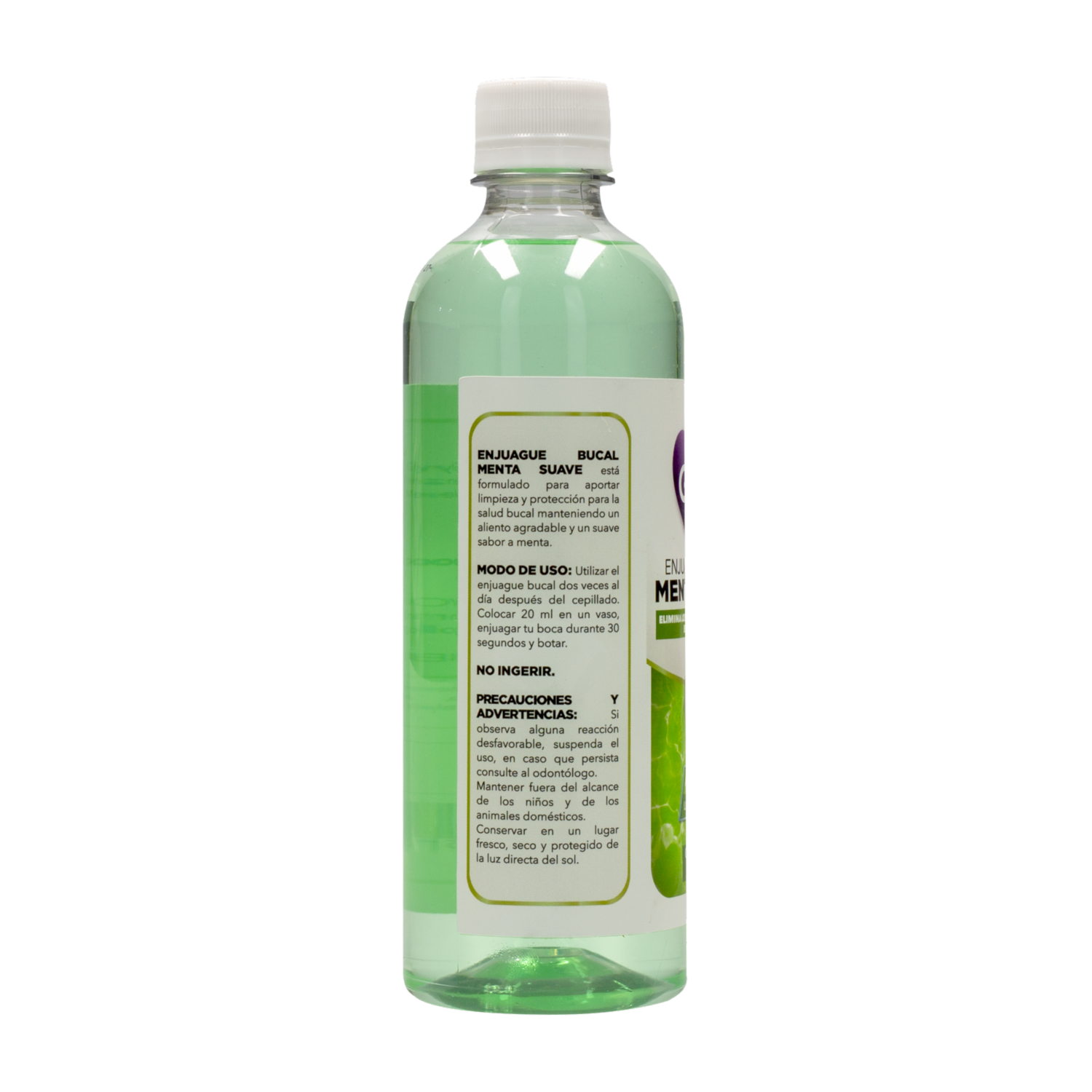 Enjuague  Bucal Sabor Menta Suave GAMA 500 Ml