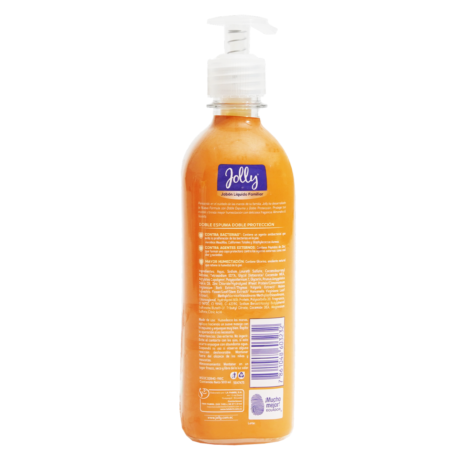 Jabón De Tocador Almendras JOLLY 500 Ml